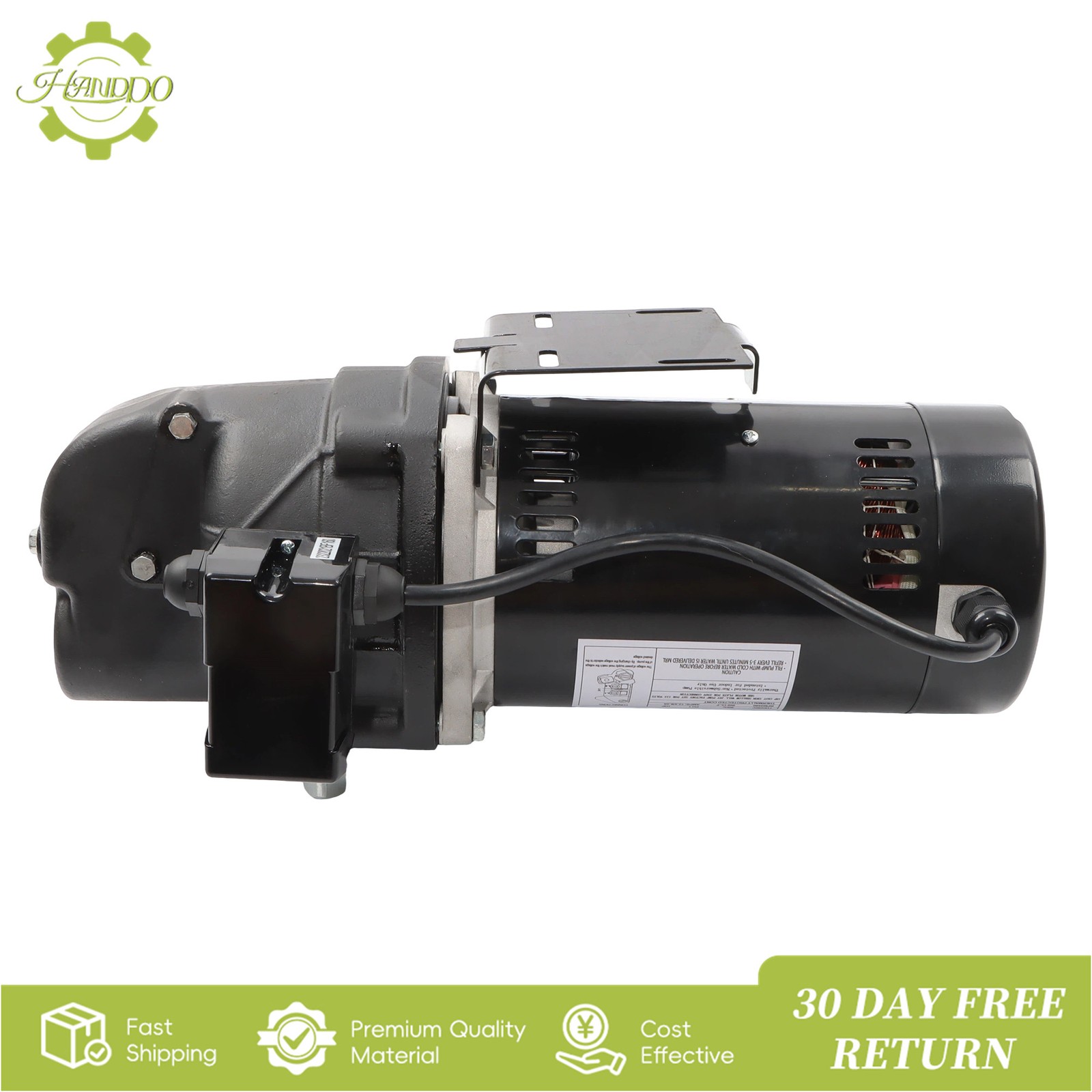 SWS100 Cast Iron Shallow Well Jet Pump 510 Gallons Per Hour 1HP 3480RPM 115/230V