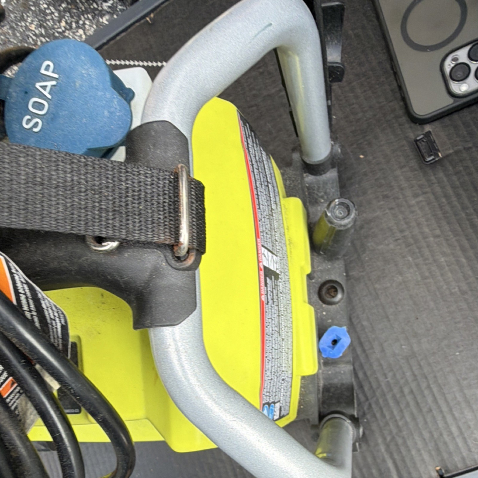Ryobi RY141600 Electric Pressure Washer 1600 PSI Soap Tank Turbo Nozzle Hose