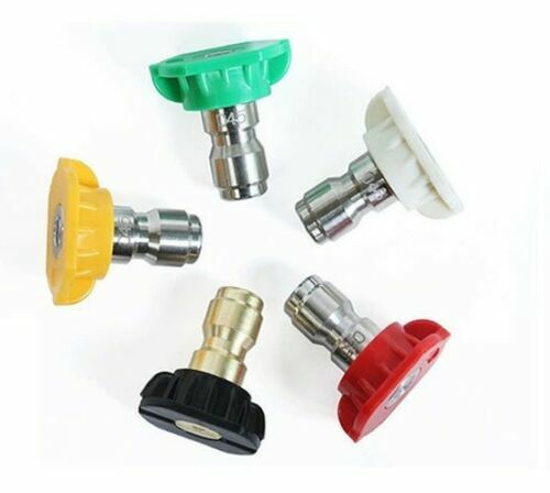 Power Washer Spray Nozzle Replacement Pressure Washing Tip 1/4″ Quick Connect