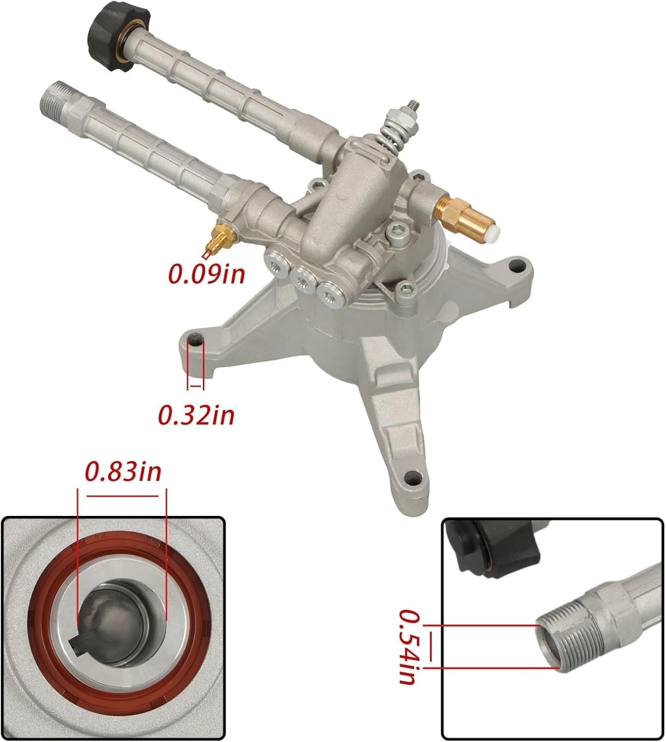 2800-3200 Psi Pressure Washer Pump 80030452 For Craftsman