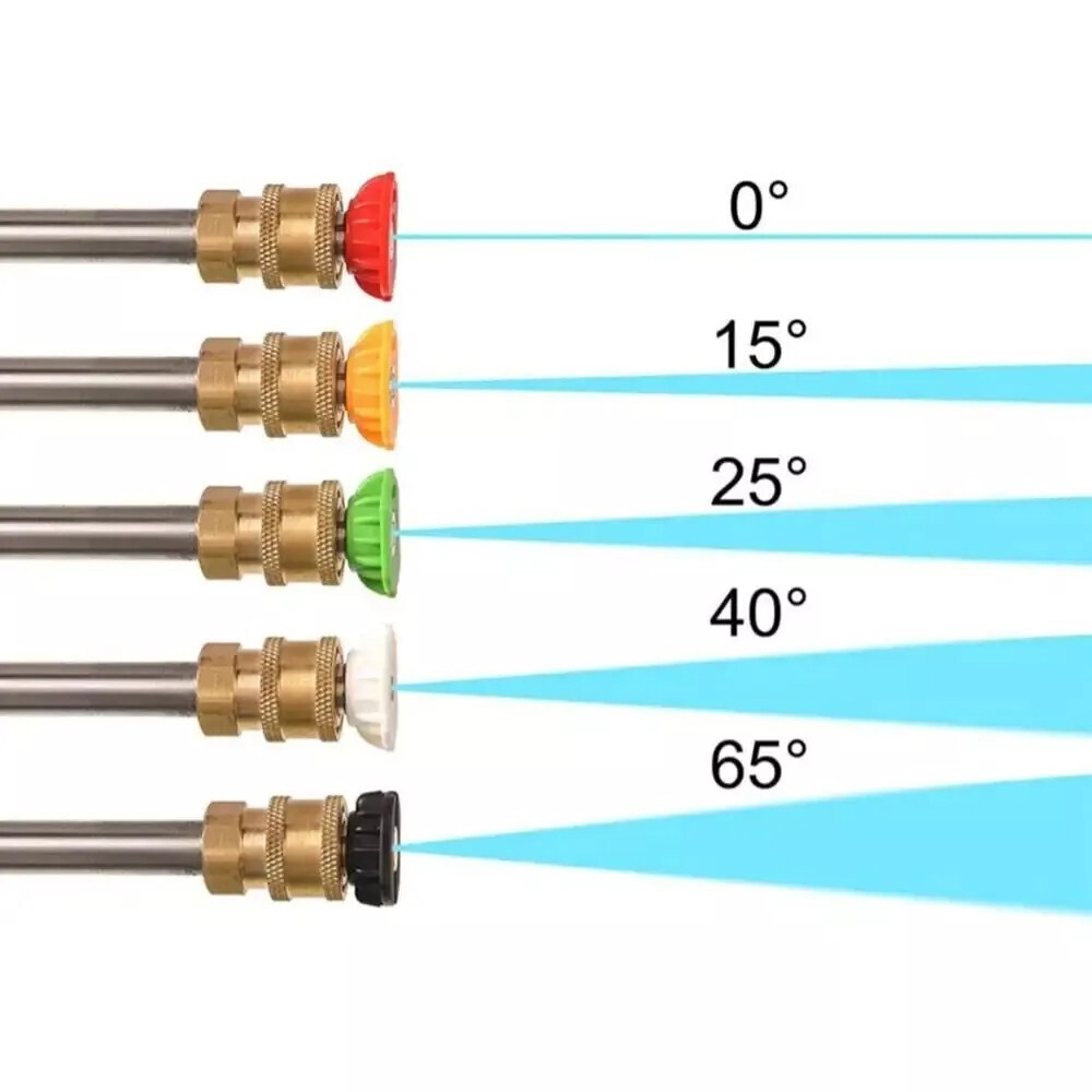 High Pressure 4350PSI Car Power Washer Gun Spray Wand Lance Nozzle and Hose Kit