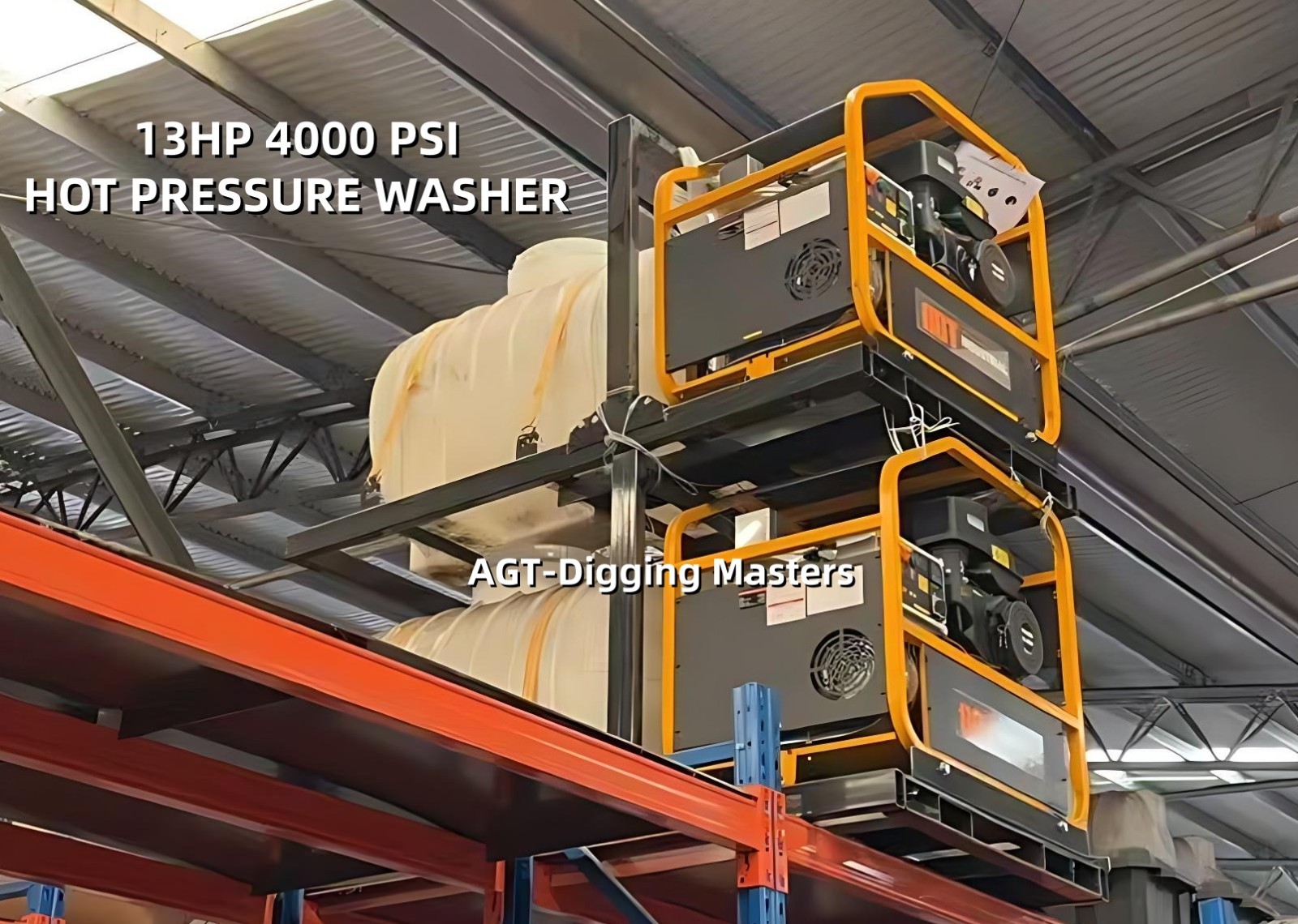 AGT HPW4000 4000 PSI 13HP Hot Water Pressure Washer Machine USA STOCK