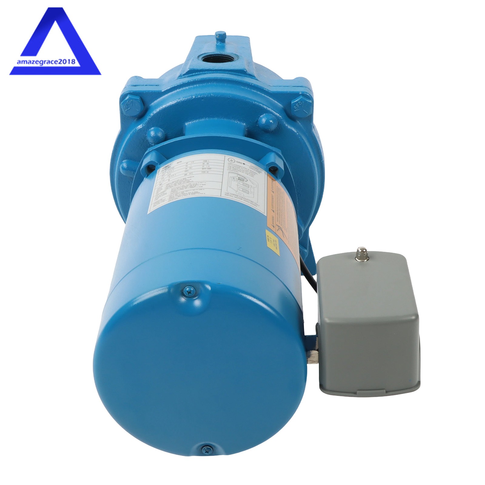 1/2 HP, Dual 115/230v Cast Iron J5S Shallow Well Jet Pump Single Phase 3450RPM
