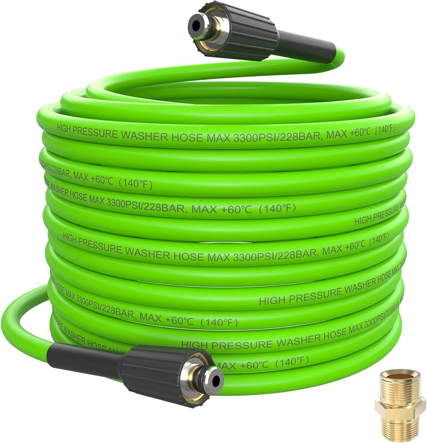 Durable 50FT High-Pressure PVC Hose – Kink Resistant for Efficient Home Cleaning
