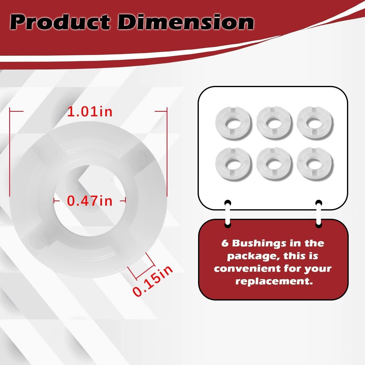 AR2840561 Pressure Washer Pump Bushing for Annovi Reverberi RMW2.2G24 SRMW2.2G26