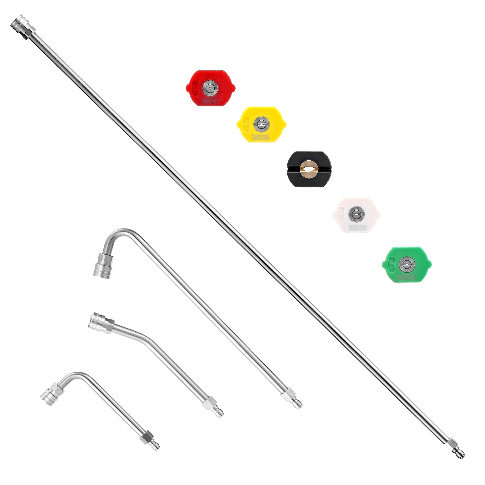 M MINGLE Pressure Washer Extension Wand – 60″ Upgrade Power Washer Lance – Pr…
