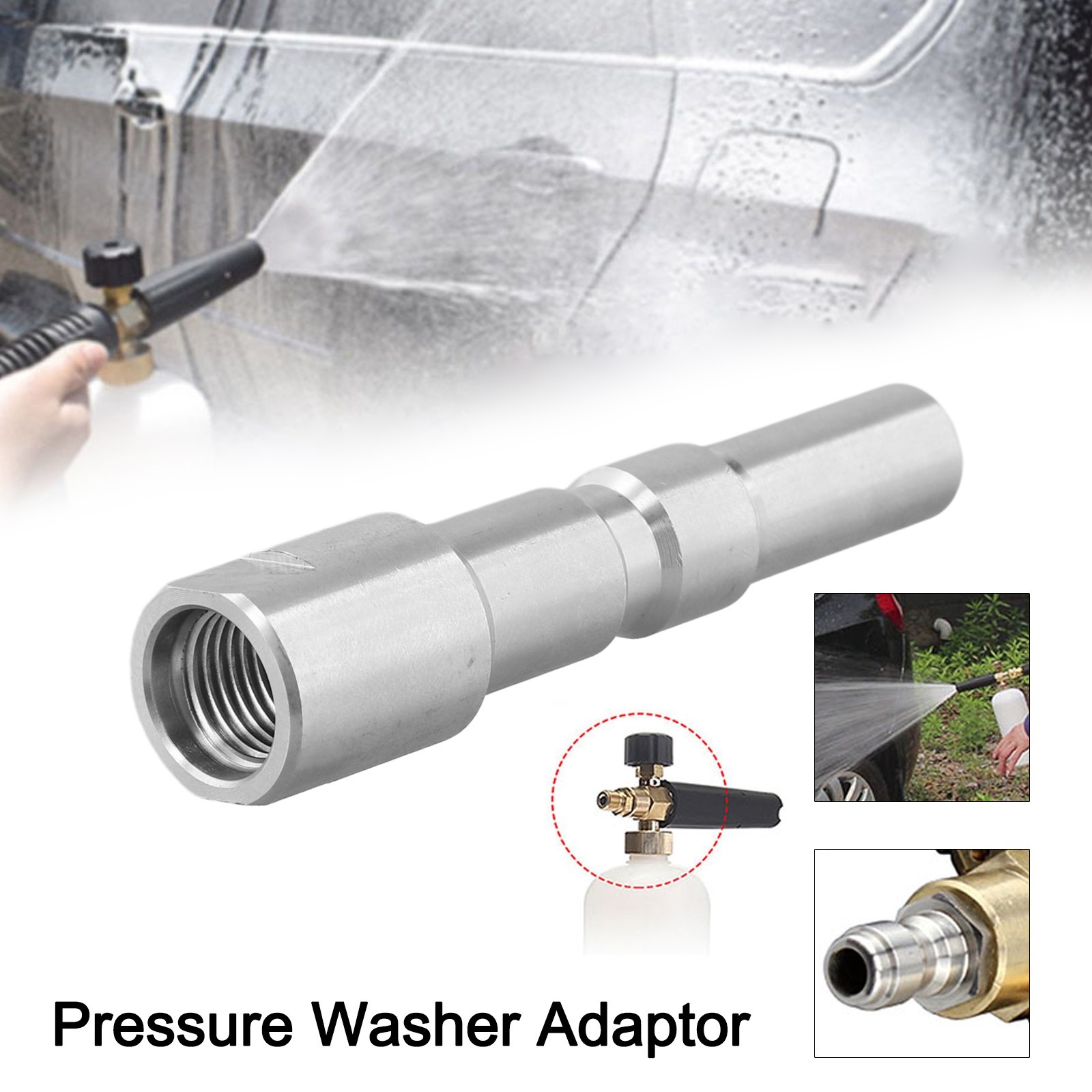1* 1/4 Steel Adapter Quick Release for LANCE For Nilfisk KEW Alto Pressure