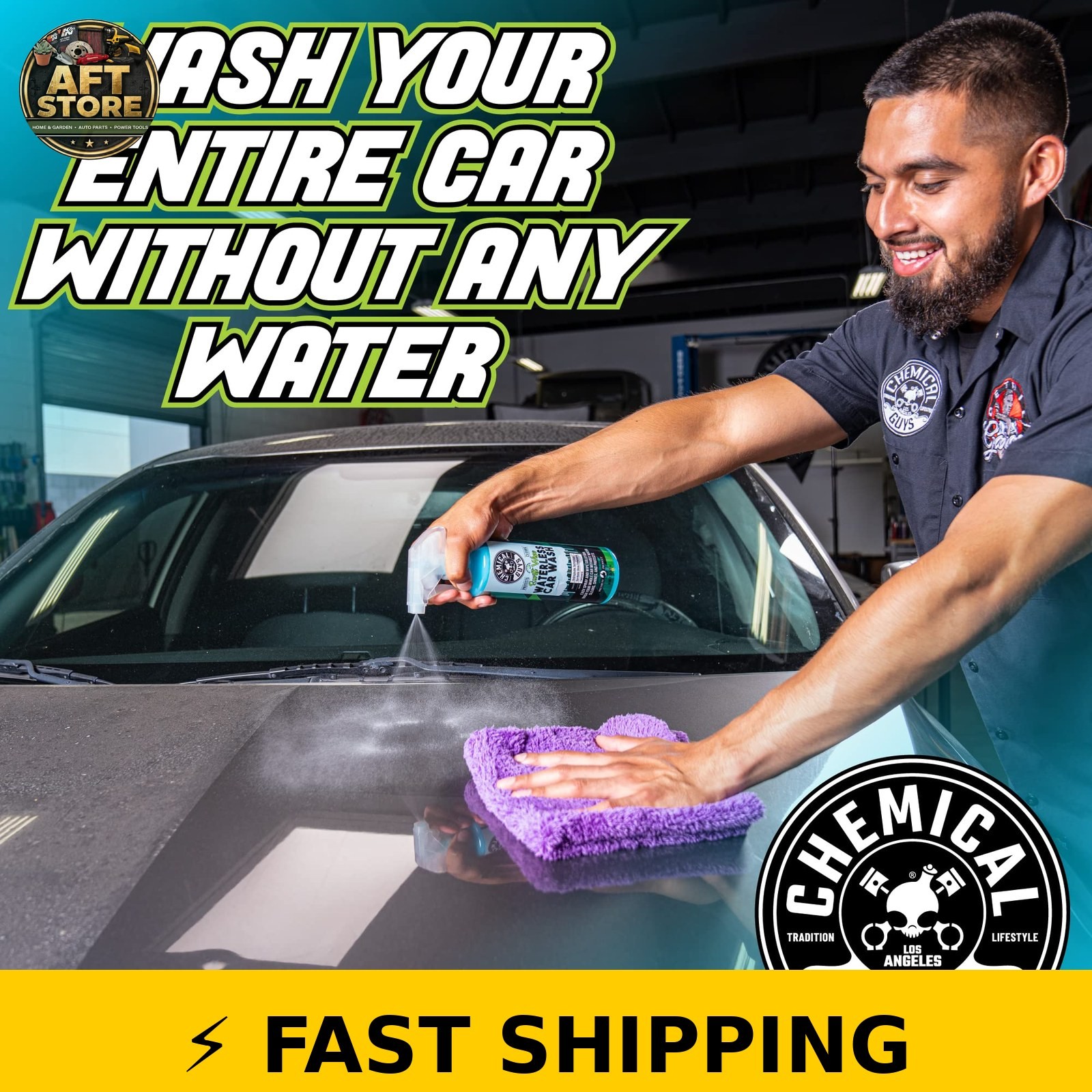 Chemical Guys Swift Wipe Waterless Car Wash Spray – 16 oz