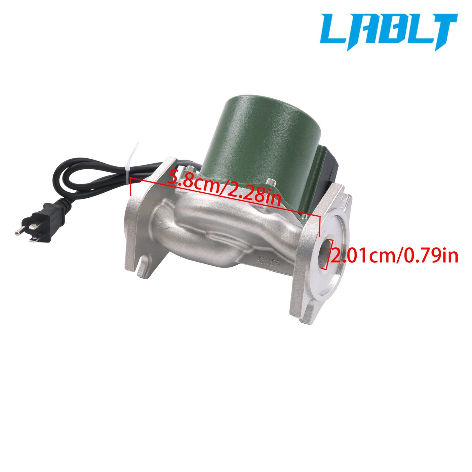 LABLT 009-SF5 10GPM 150 PSI Flanged High Velocity Water Circulating Pump 1/8 HP