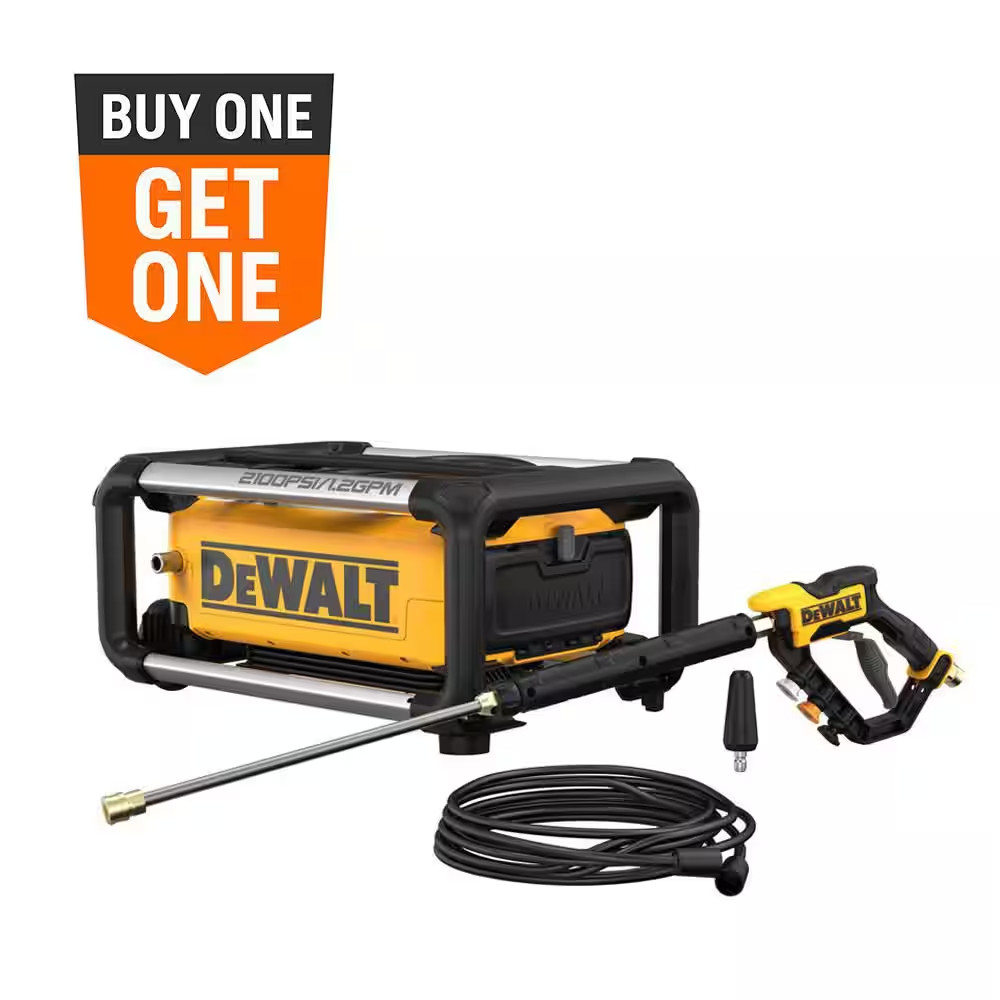2100 PSI 1.2 GPM 13 Amp Cold Water Electric Pressure Washer with Internal Equipm
