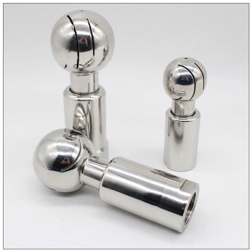 3/8“ 1/2″ 3/4″ 1” 2″ Rotating Tank Washing Nozzle CIP Rotary Spray Ball Cleaning