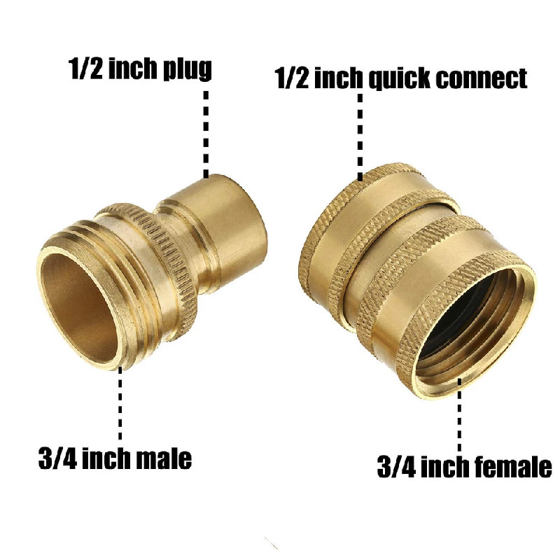 Pressure Washer Adapter Set M22 3/8″ Quick Connect Fitting For Power Washer Hose