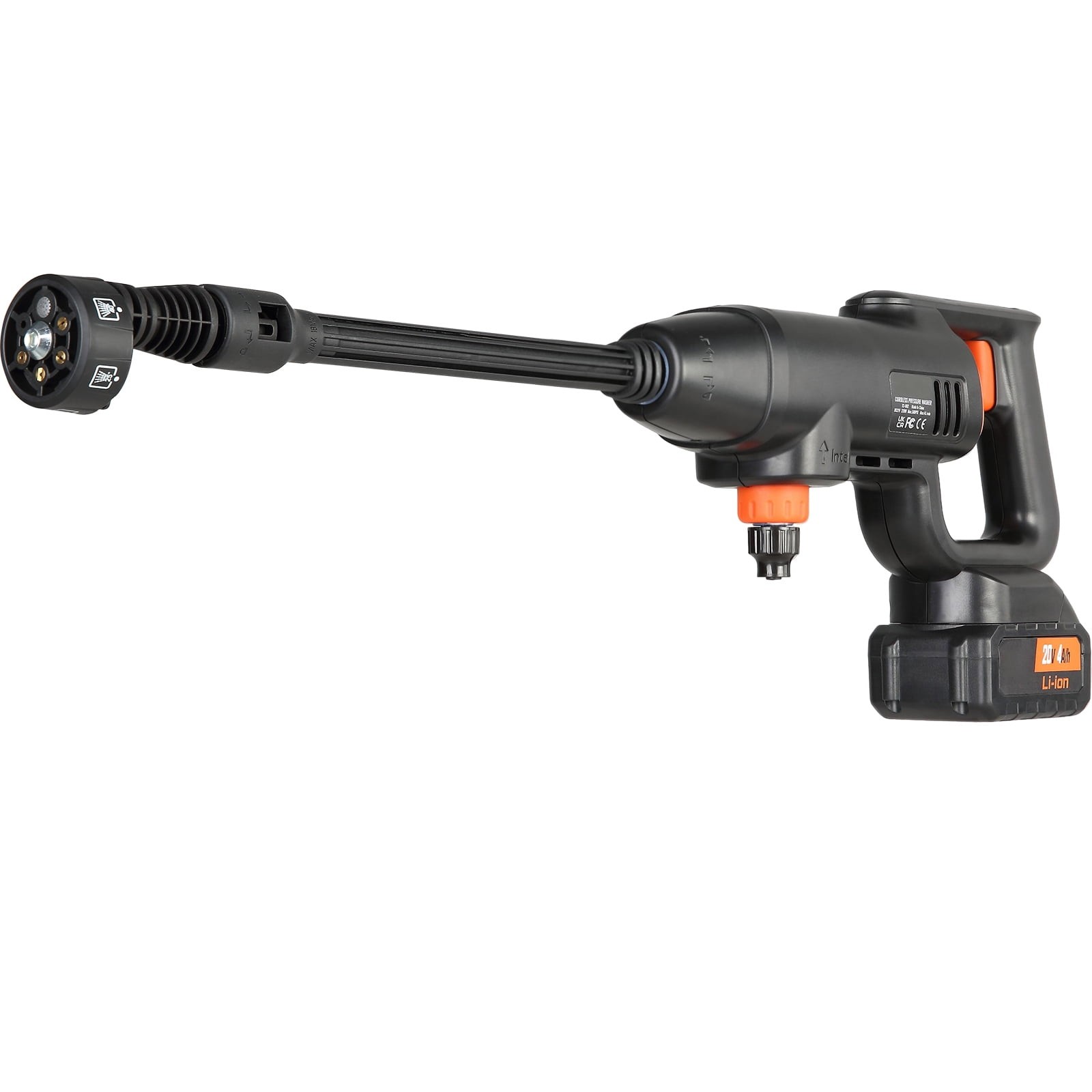 600 PSI Cordless Pressure Washer 1.5 GPM Portable Power Washer W/ 6-in-1