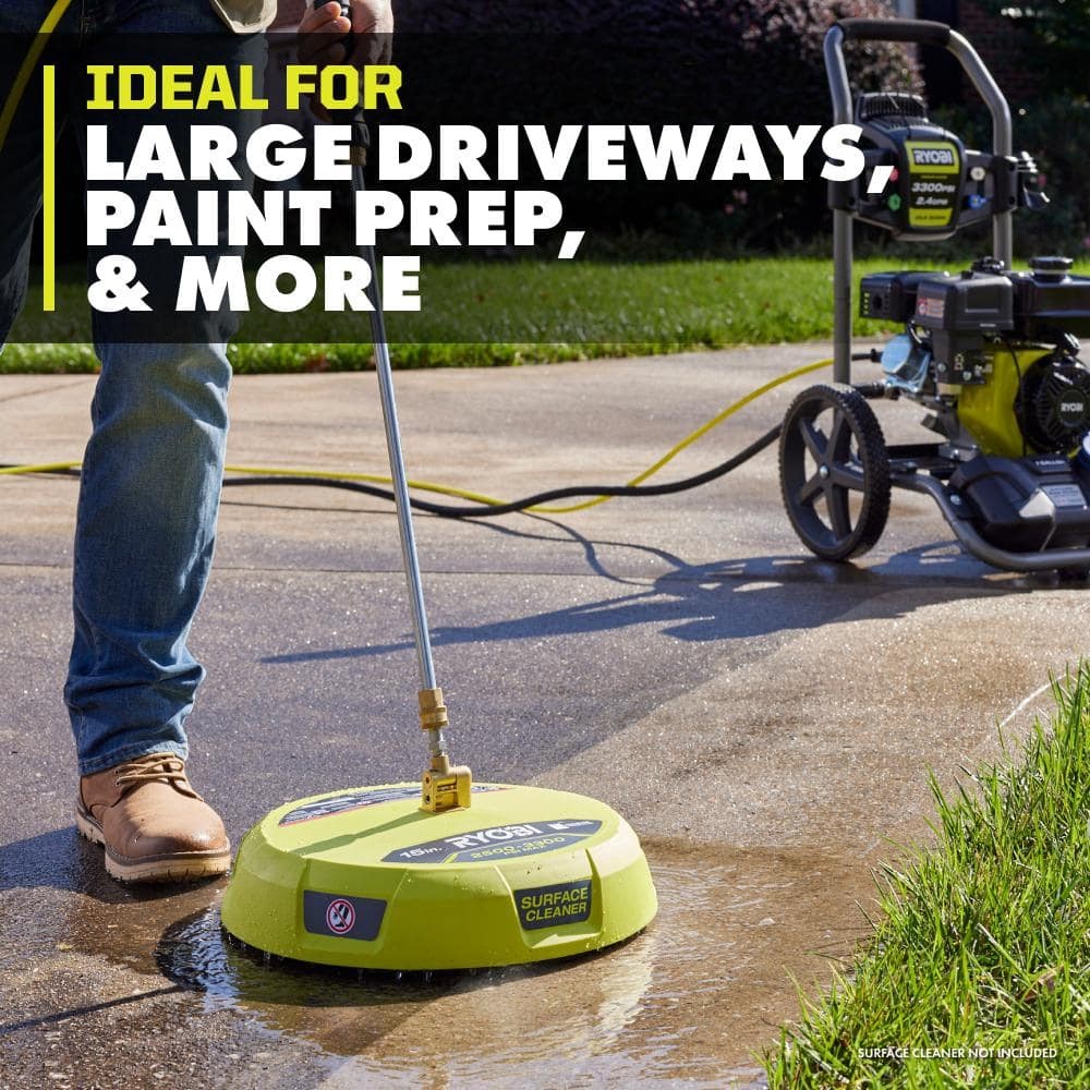 RYOBI 3300 PSI 2.4 GPM Cold Water Gas Pressure Washer with 212cc Engine