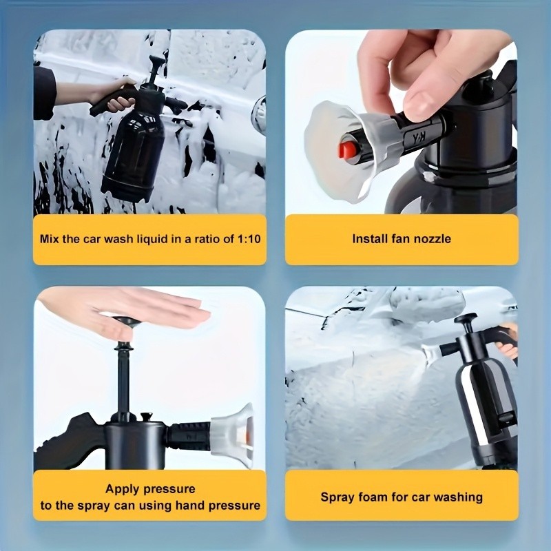 High-Pressure Foam Sprayer – Multipurpose for Car Wash & Gardening Watering