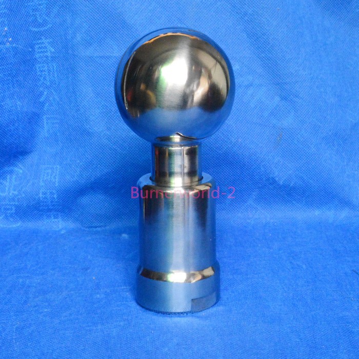 3/8“ 1/2″ 3/4″ 1” 2″ Rotating Tank Washing Nozzle CIP Rotary Spray Ball Cleaning
