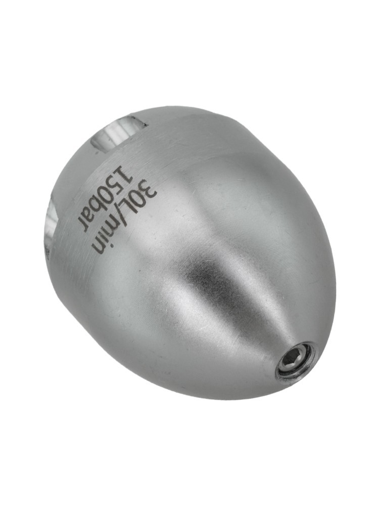 304060L High Pressure Nozzle for Cleaning Sewers with 360 Degree Rotation