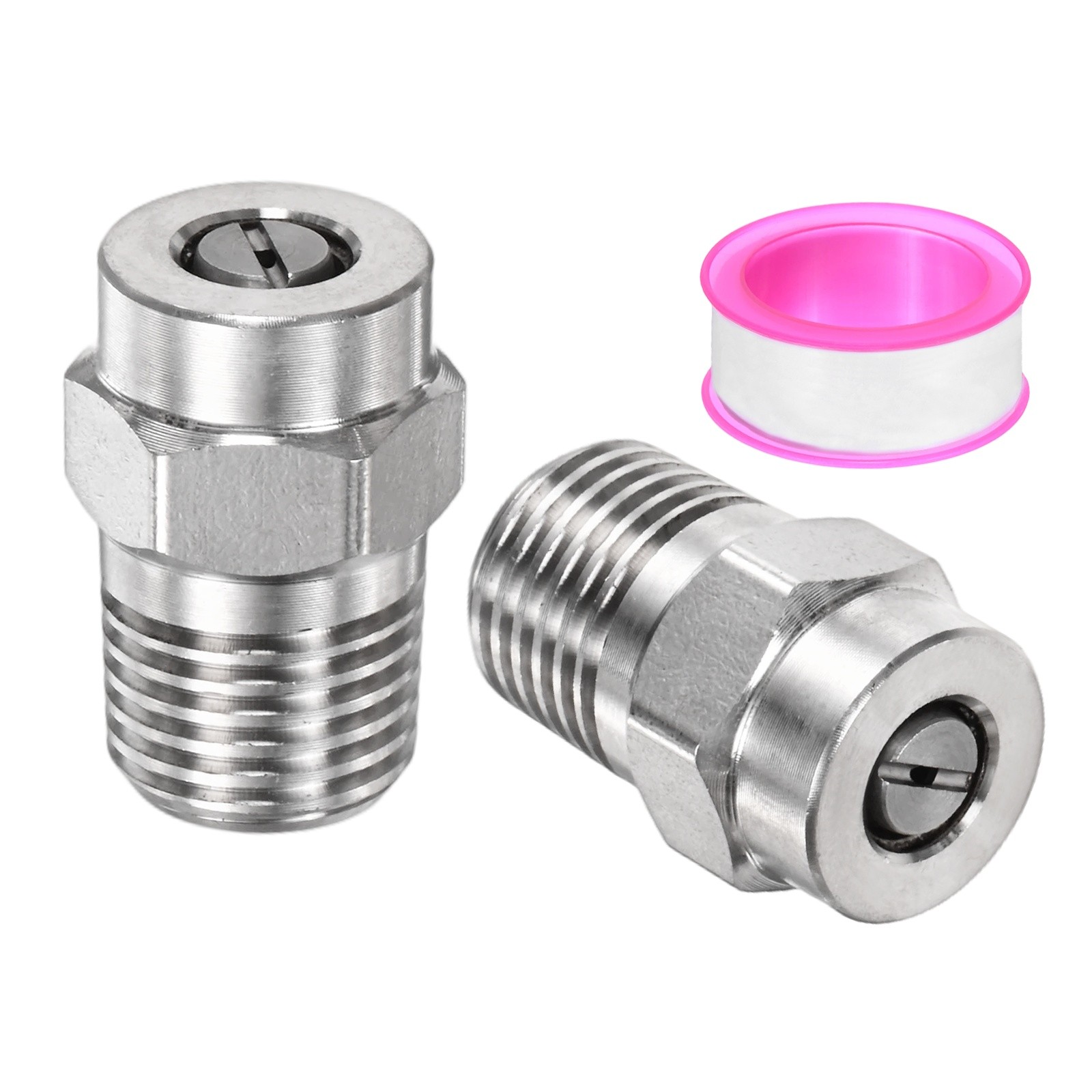1/4″ NPT 40° Surface Cleaner Tip [2PCS] – Pressure Washer Nozzles [1.07MM Pore]