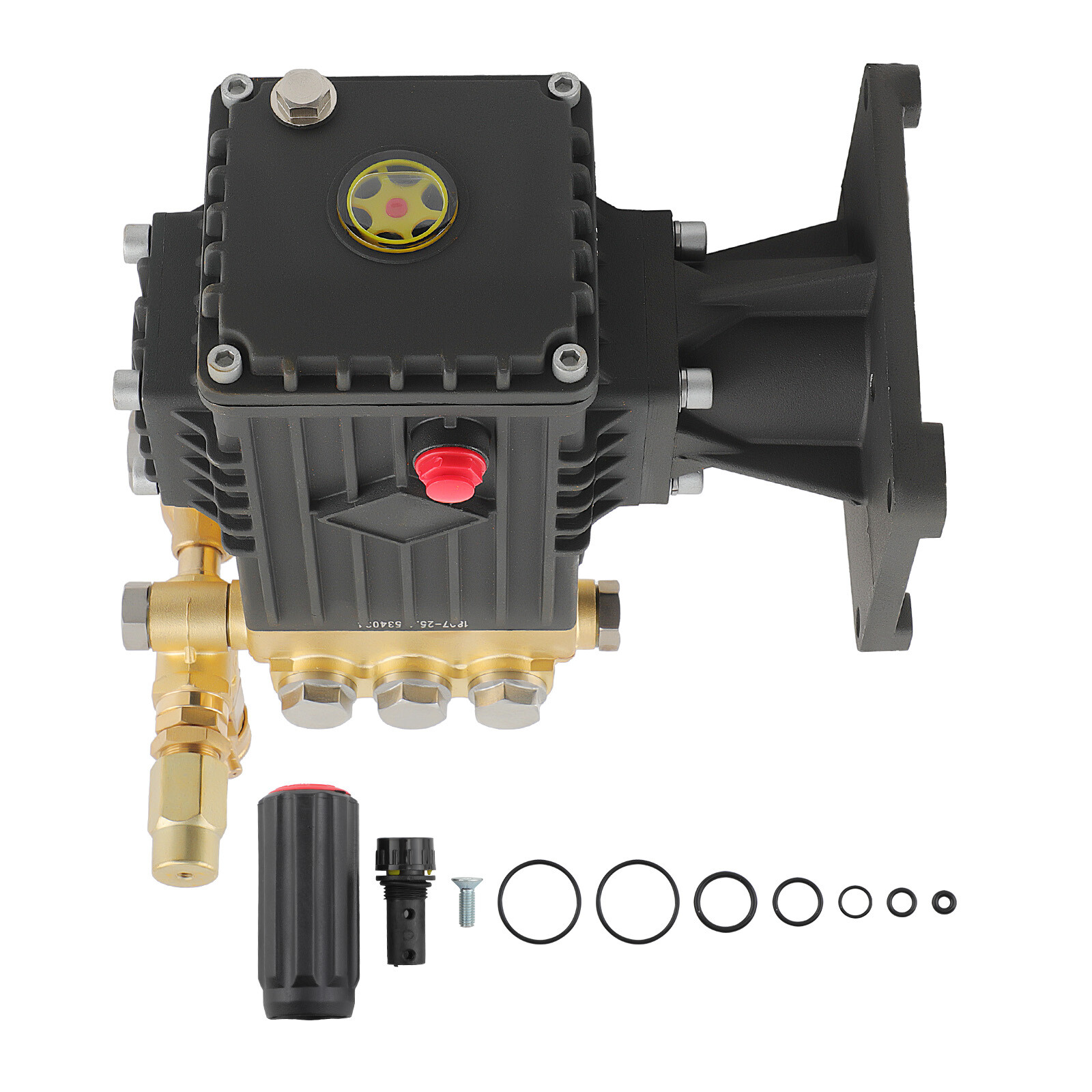 Pressure Washer Pump 4000PSI 4GPM 1″ Horizontal Shaft For 13 HP RSV4G40HDF40EZ