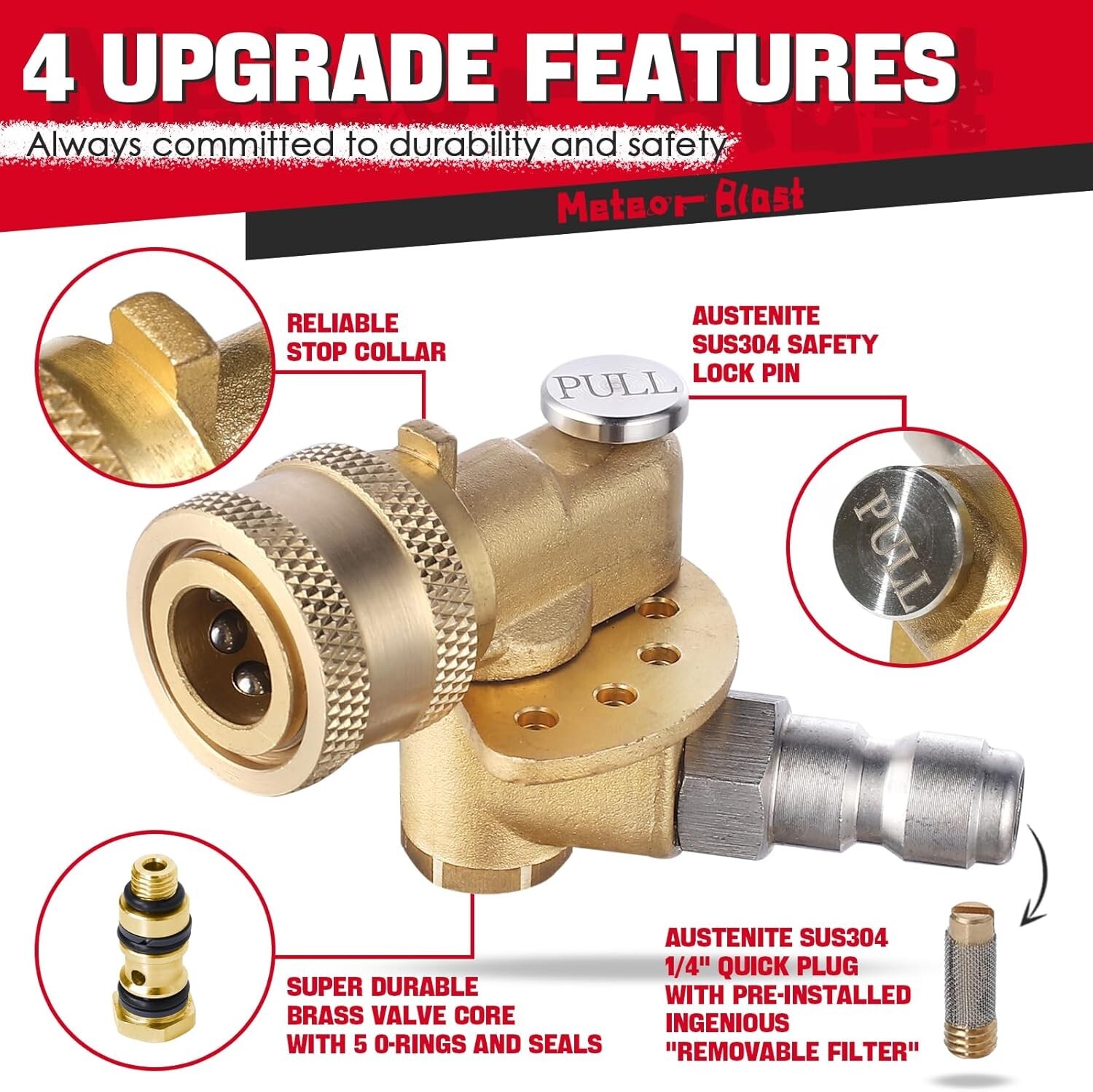 Versatile 120° Pivoting Coupler – Precision Cleaning for Hard-to- Areas
