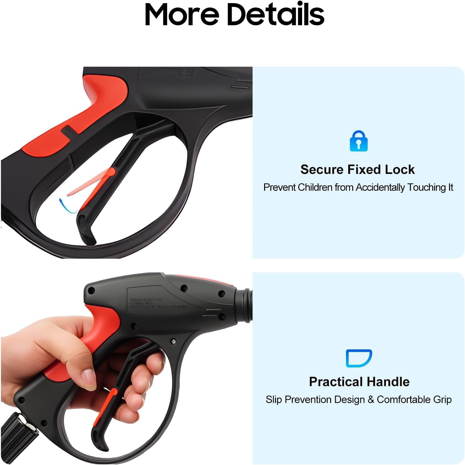 New 8-Part Pressure Washer Gun Replacement Kit, 8m Hose Wand 26 Ft 3000 PSI High