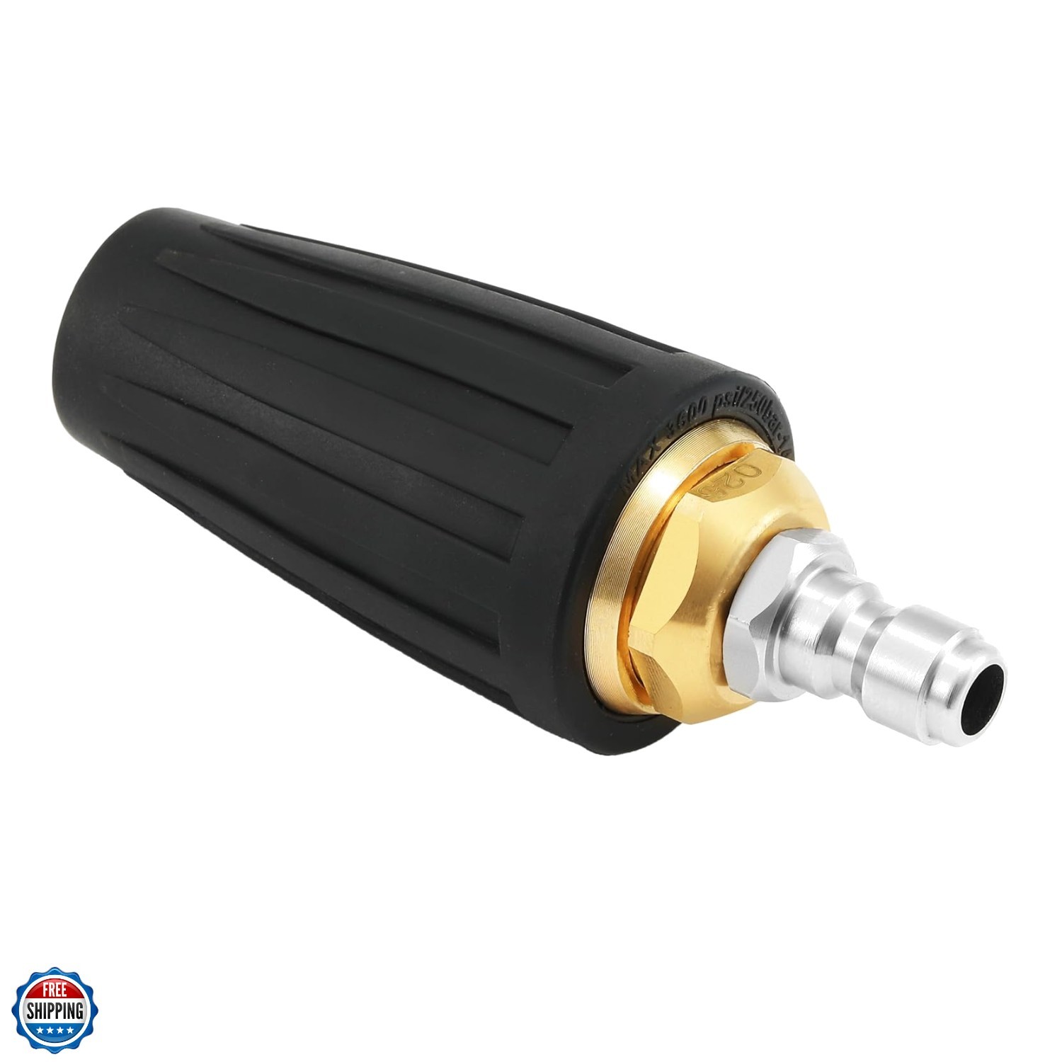 Turbo Nozzle Pressure Washer, 360° Rotating Pressure Washer Nozzle Tip, 1/4 I…