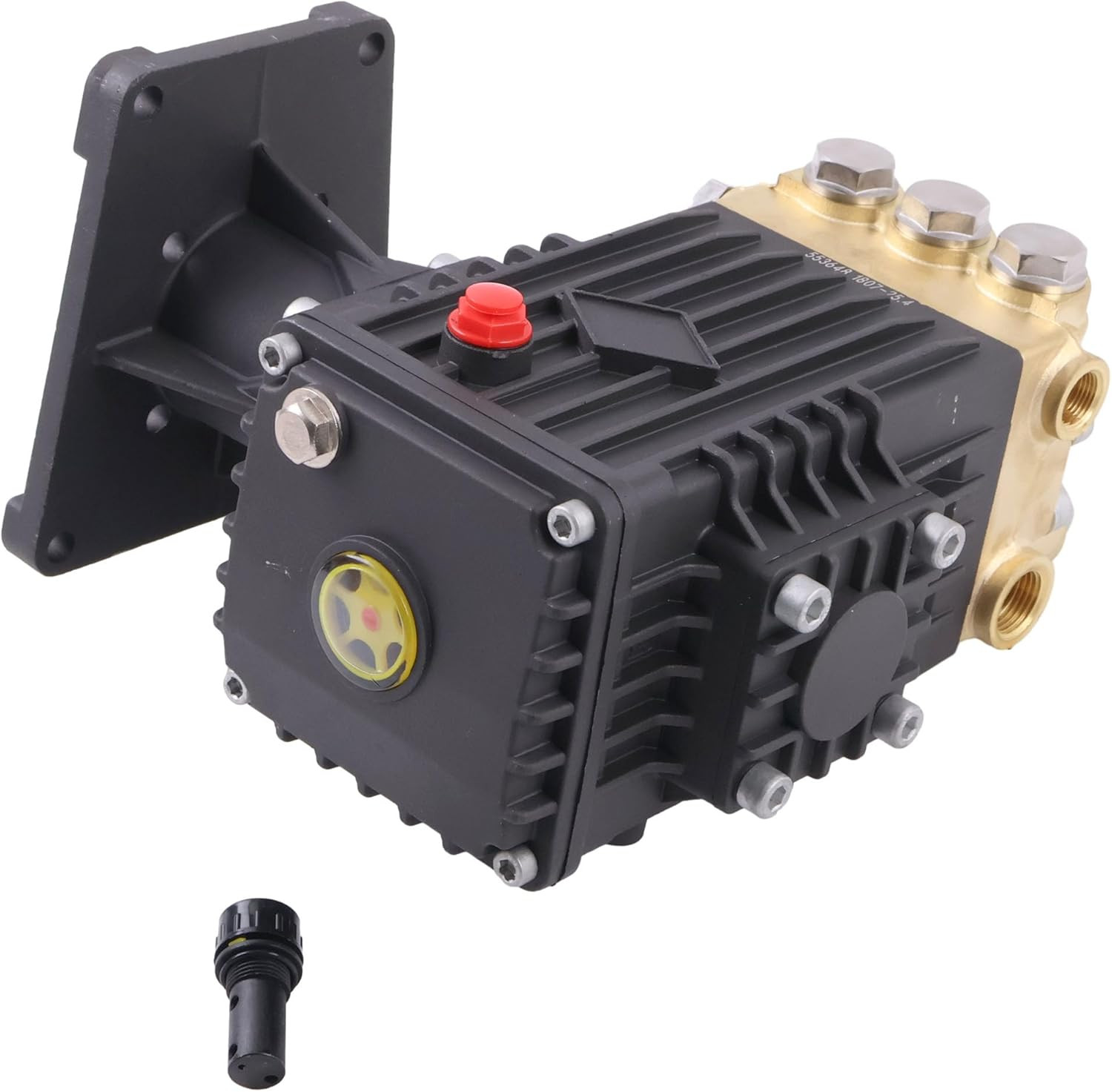 High-Performance Triplex Plunger Pump 4000 PSI 4.0 GPM Forged Brass Head