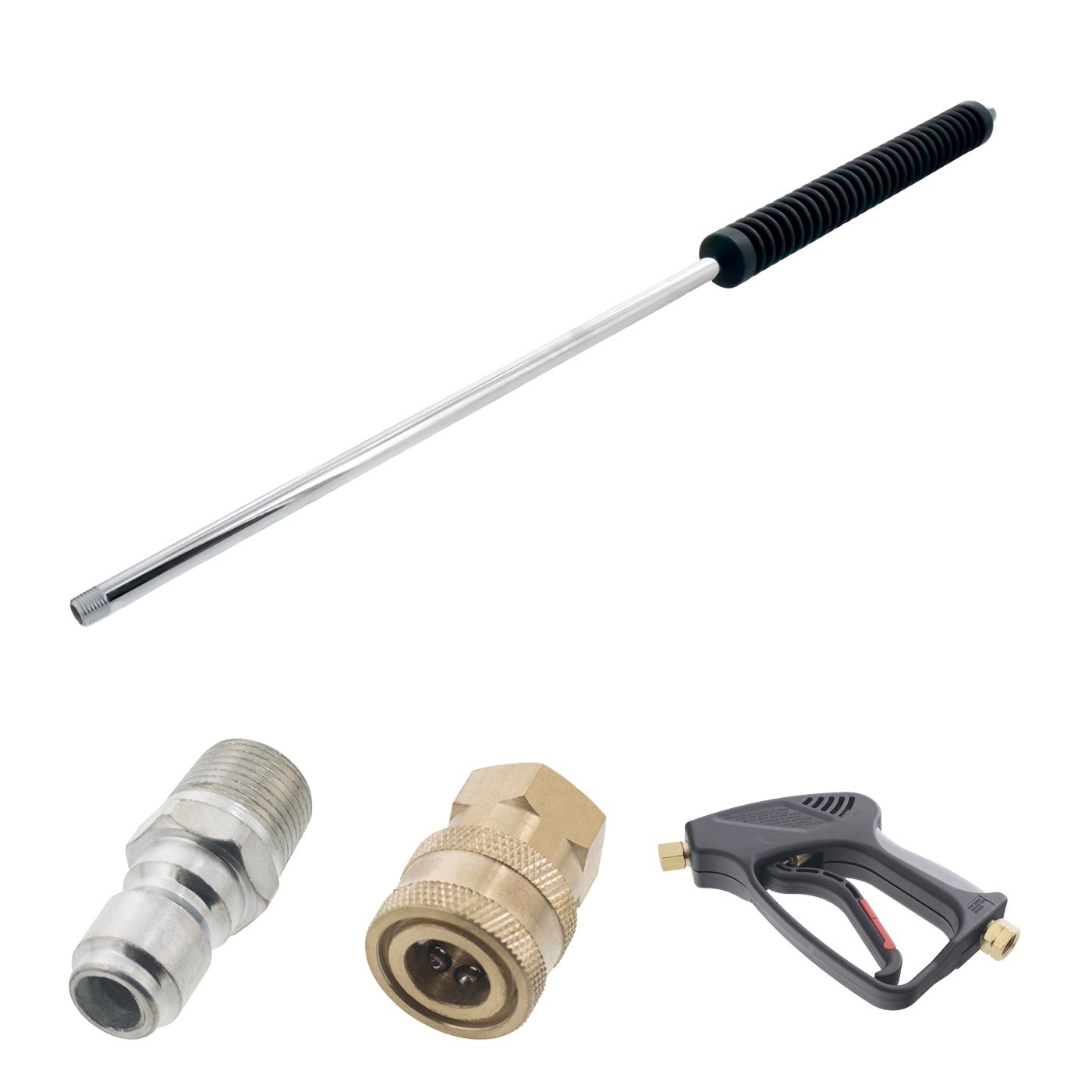 Deluxe 5000 PSI 10.5 GPM Pressure Washer Gun and 28″ Wand & Couplers