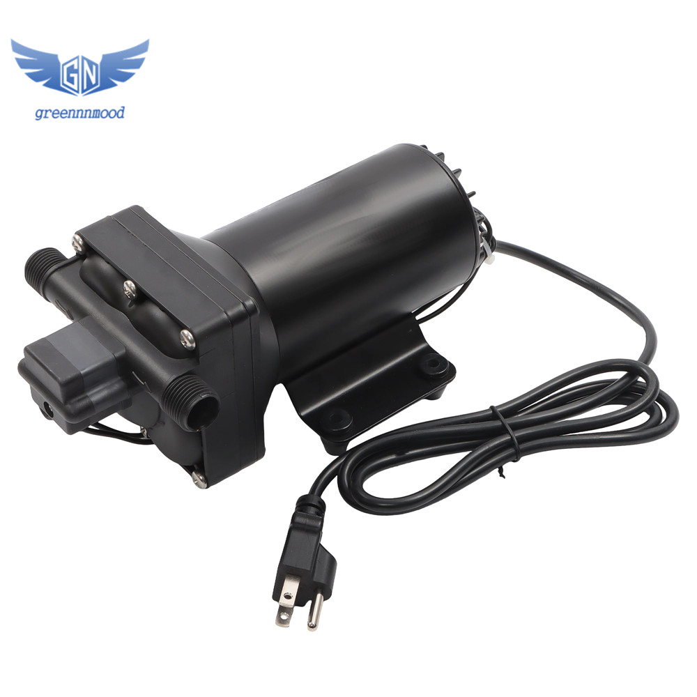 Water Pressure Booster Diaphragm Pump 4-chamber 110V AC for House 75PSI 5.5GPM