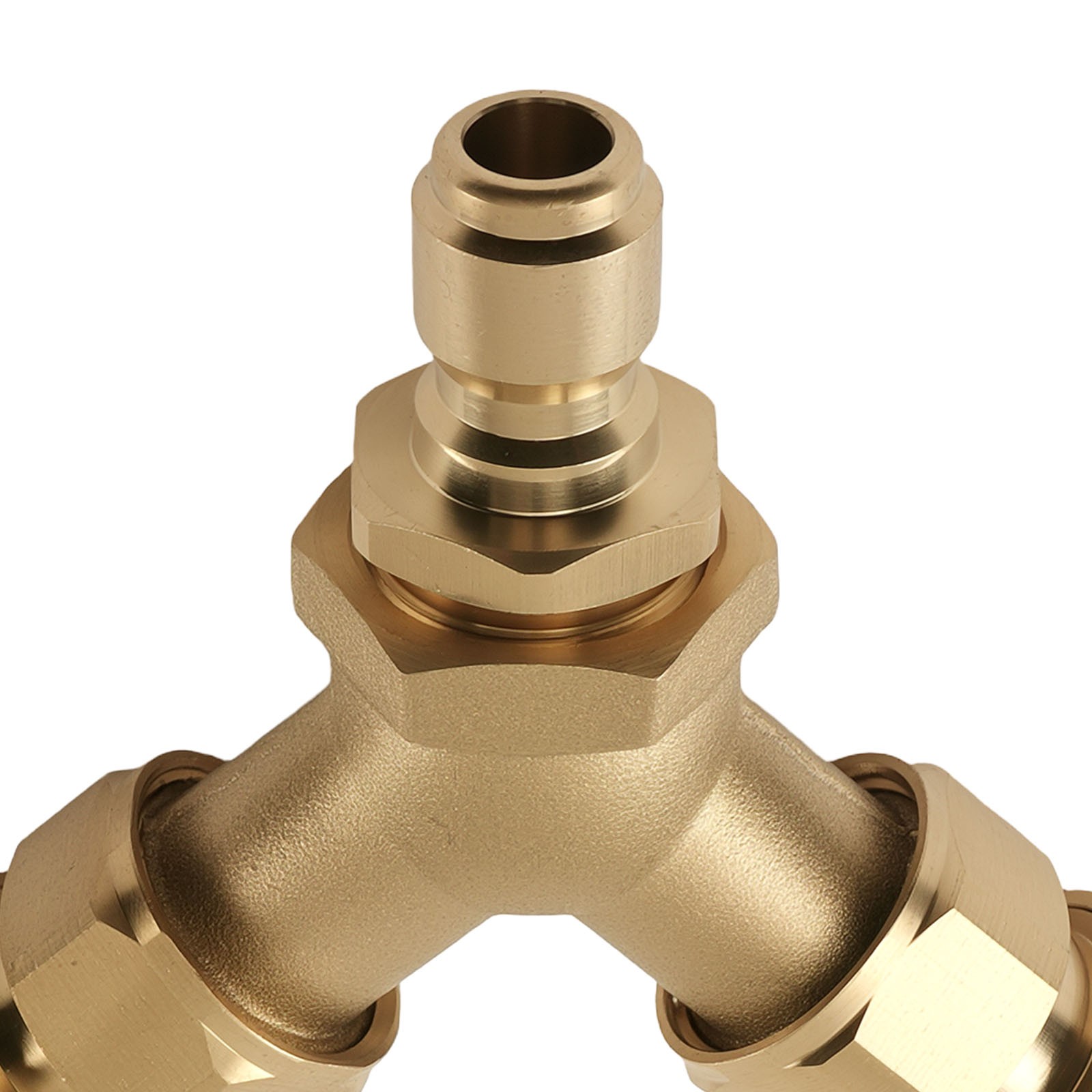 3/8” Pressure Washer Tee Splitter Coupler Y-Shape Two Gun to One Power Washer