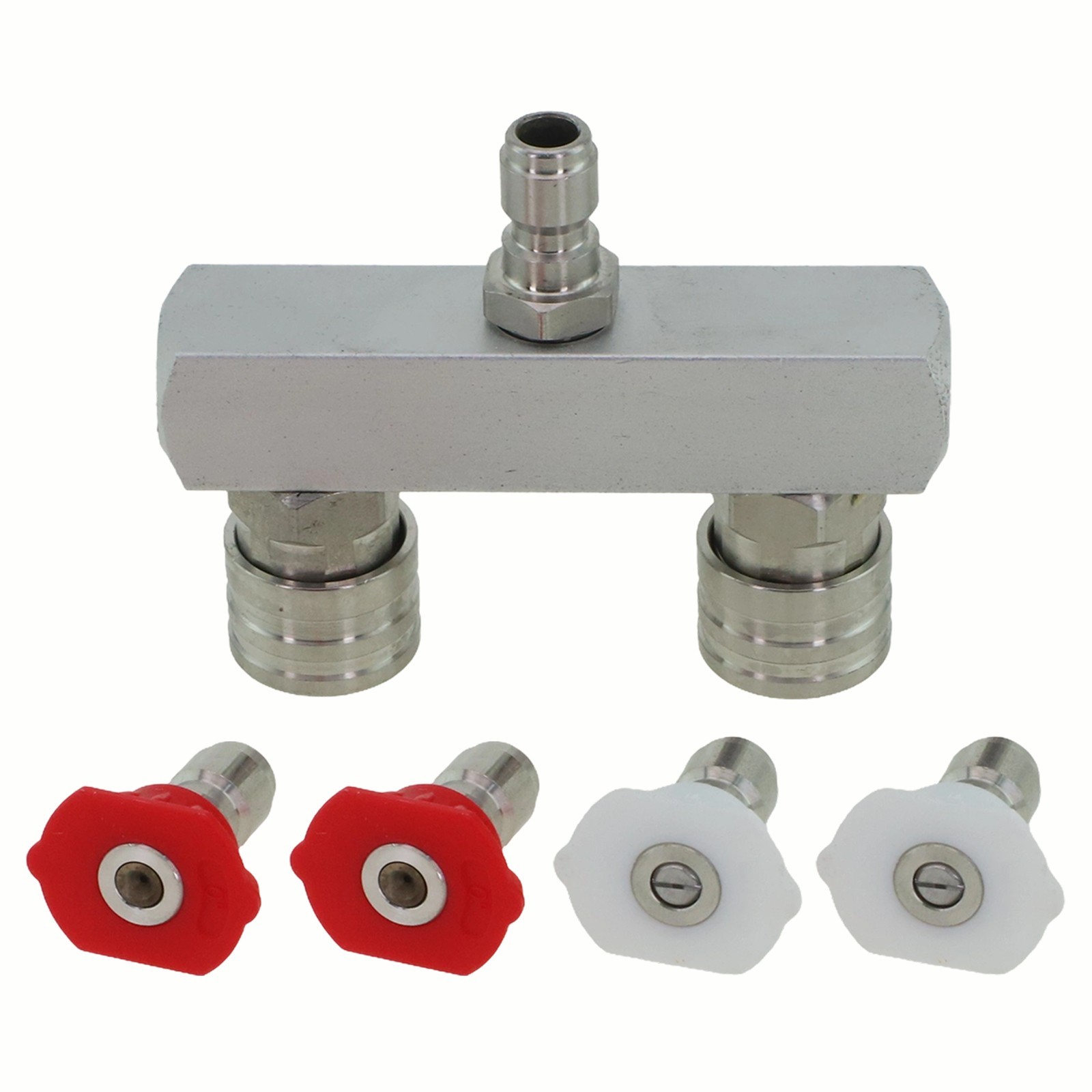 Efficient Cleaning Solution Dual Nozzle Compatible with 5000 PSI Washers