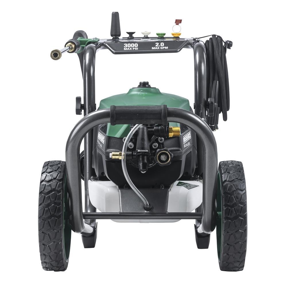 3000PSI 2.0 Max GPM 14 Amp Corded Electric Pressure Washer Wheelbarrow Cleaner
