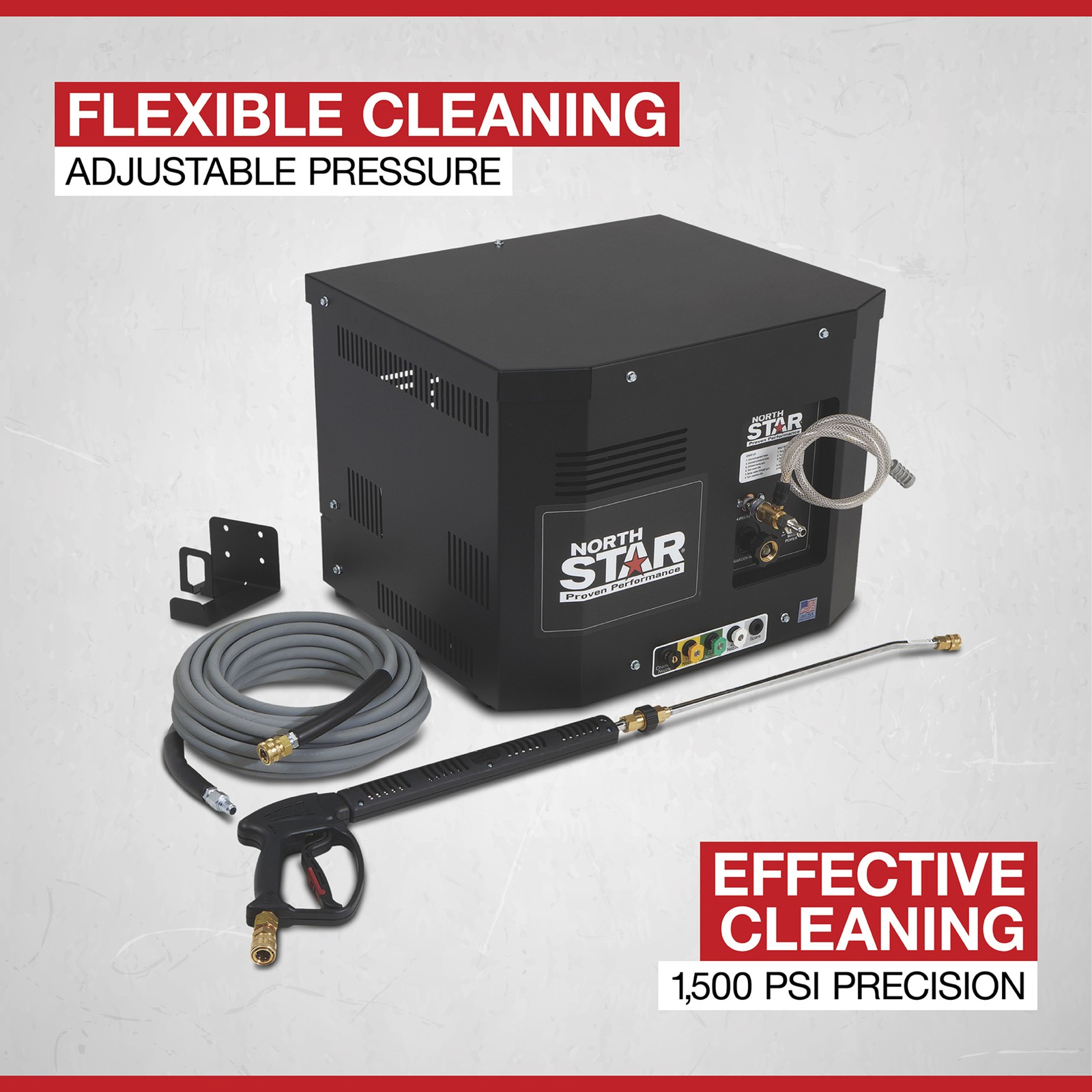 NorthStar Electric Cold Water Total Start/Stop Stationary Pressure Washer, 1500