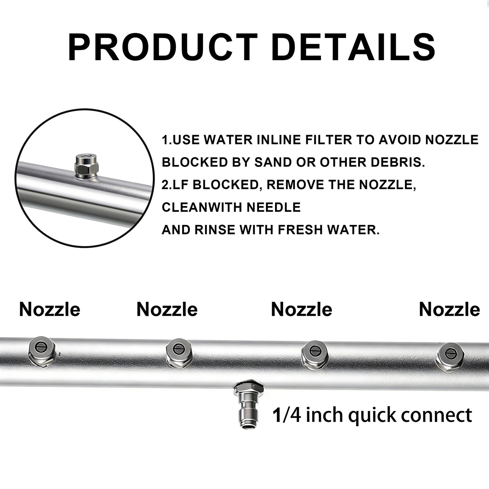 Undercarriage Pressure Washer Attachment 16 Inch With Extension Wand 4000 PSI