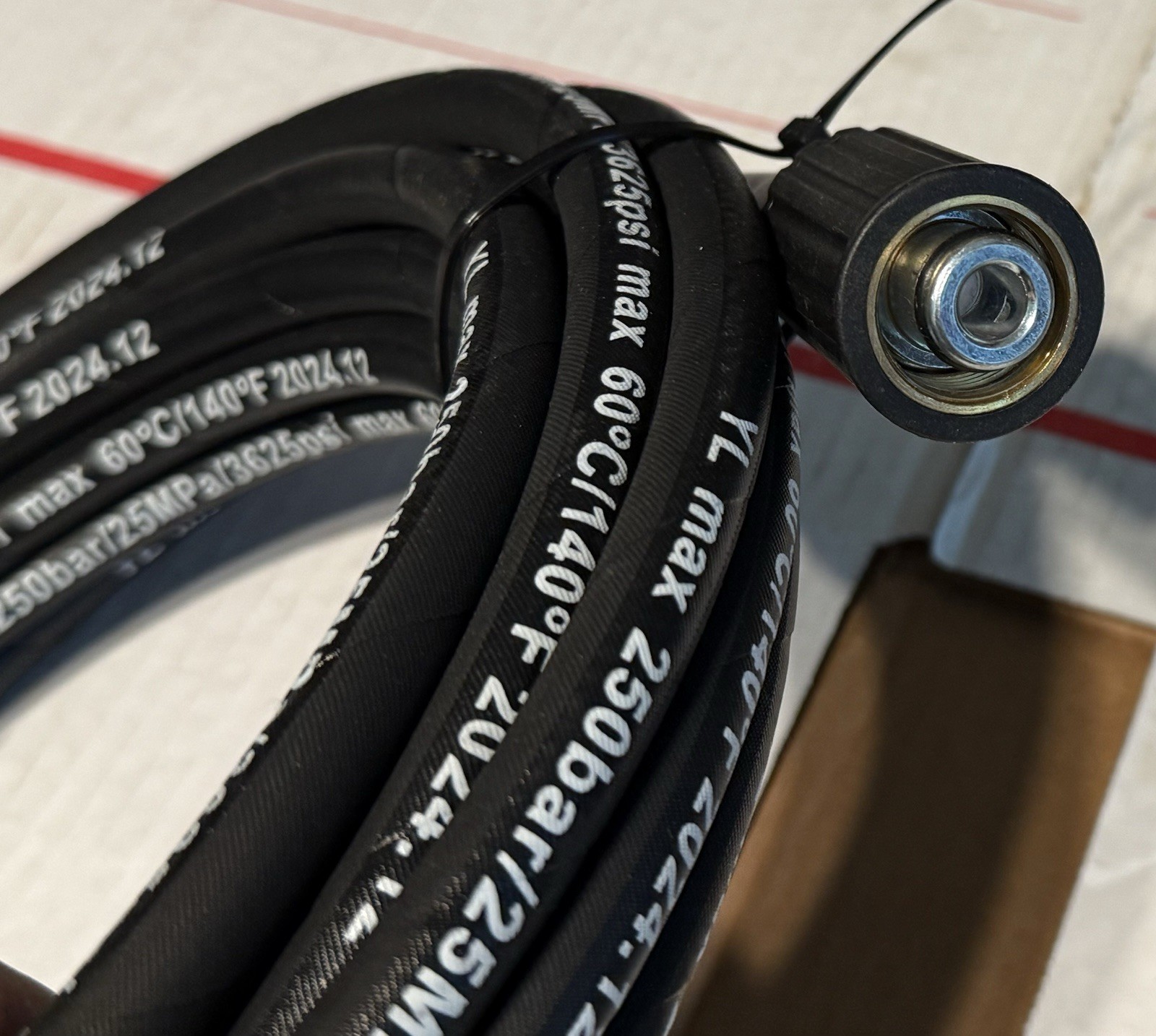 25’ YL MAX 3600 PSI PRESSURE WASHER HOSE SUPER SOFT 1/4 QUICK CONNECT 25 FOOT!