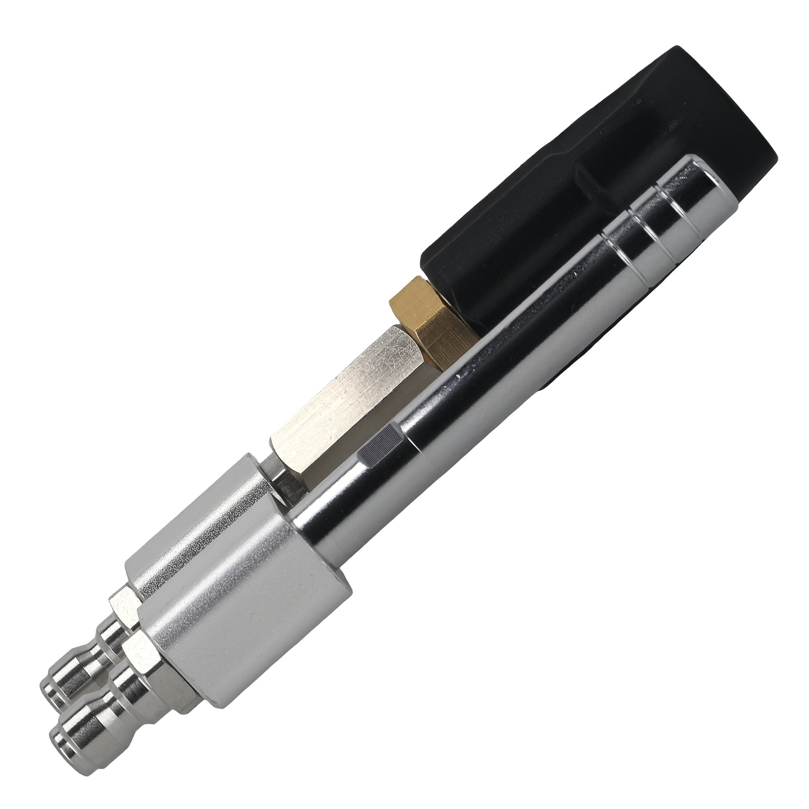 Adjustable Pressure Washer Nozzle 2-in-1 6000 PSI Soft Wash Tip 0-60° Spray