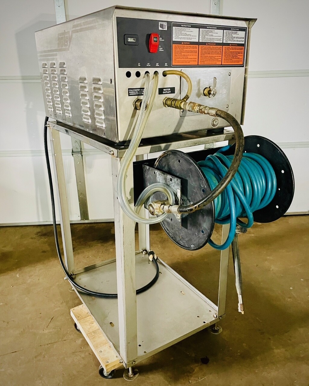 Hotsy Power Washer with cart