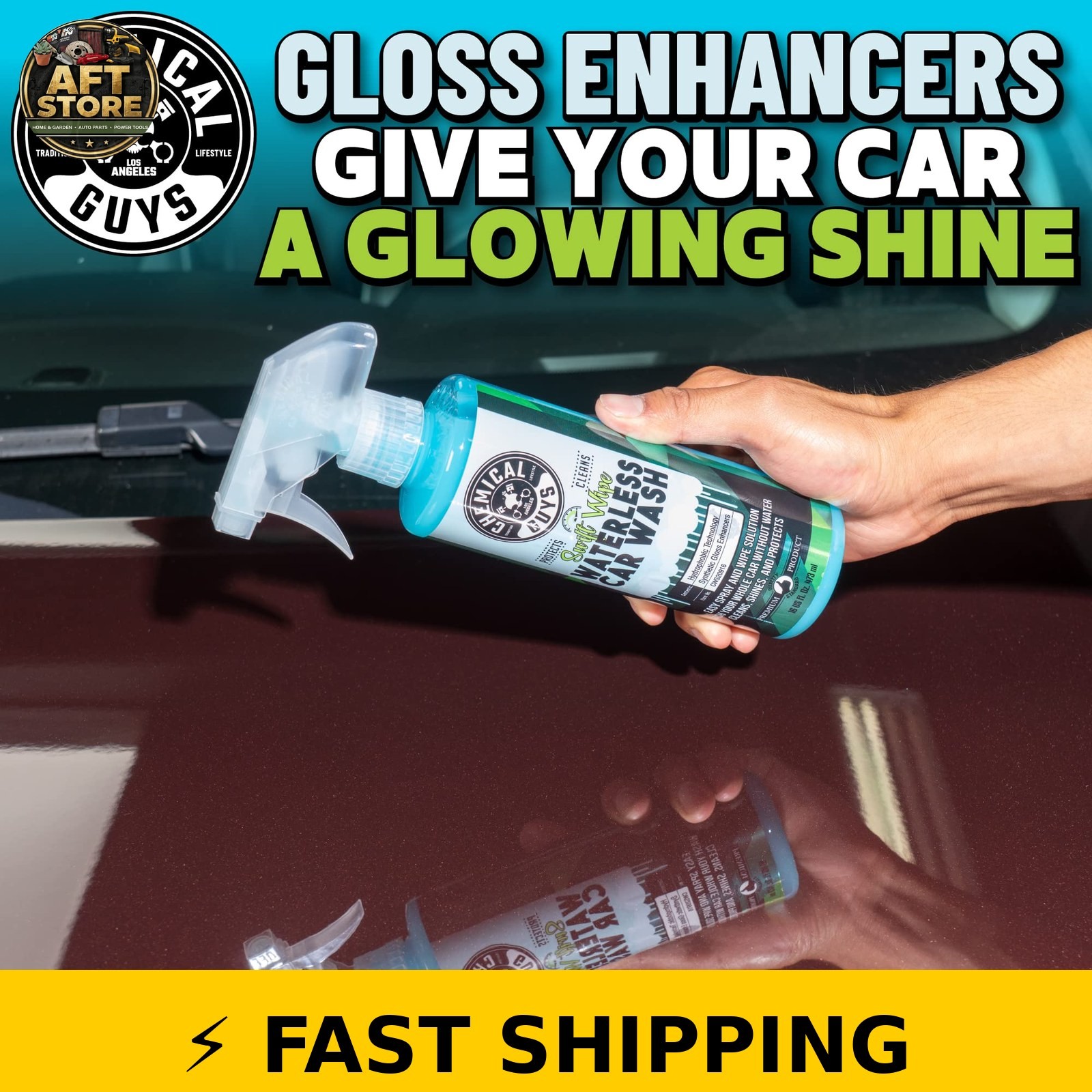 Chemical Guys Swift Wipe Waterless Car Wash Spray – 16 oz