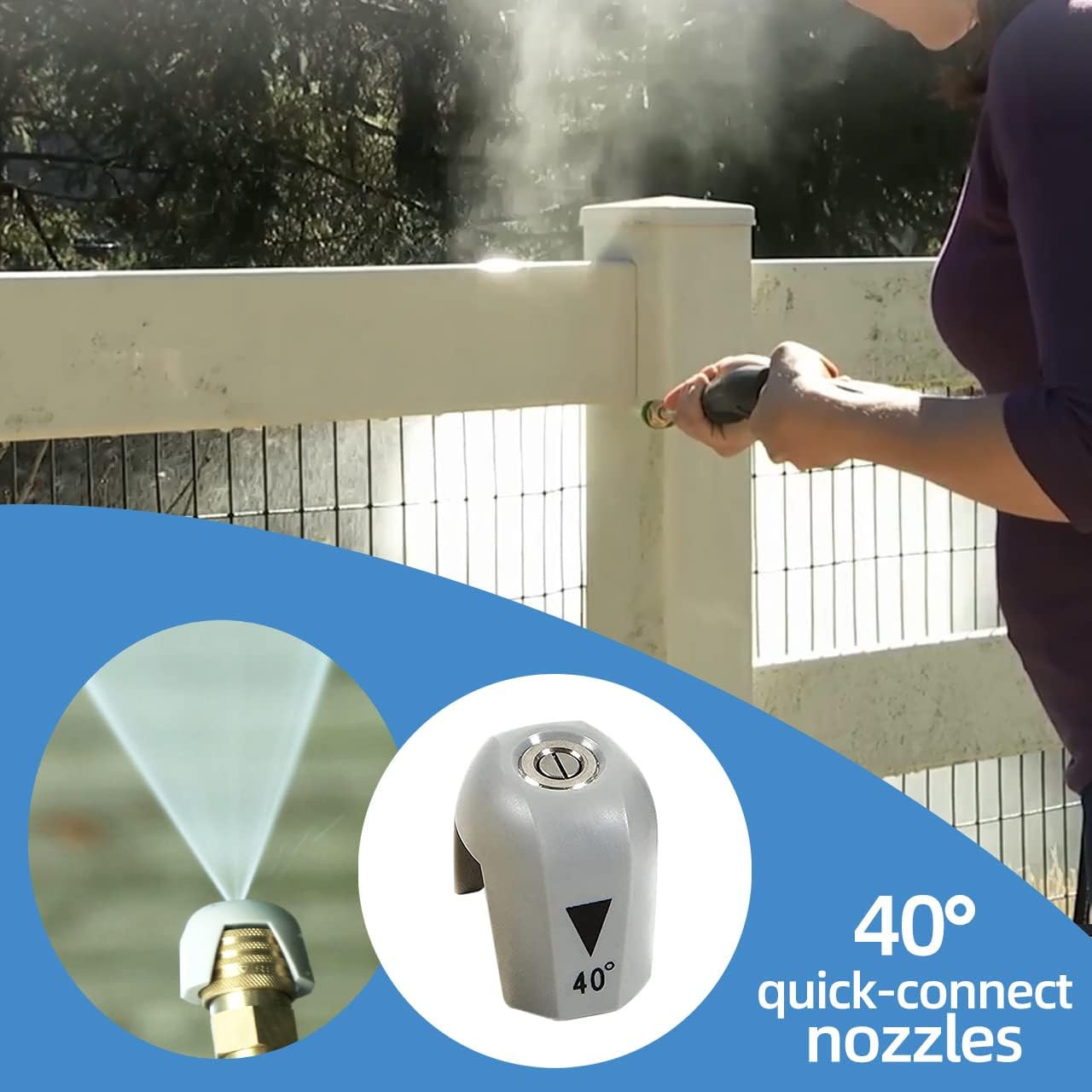 SPX3000-TPS Quick-Connect Spray Tips for Sun Joe SPX 3000 Series Pressure Washer