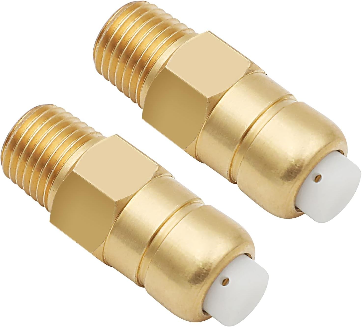 2 Pieces Thermal Release Valve for Pressure Washer Pump, 1/4 Inch NPT Thermal Re