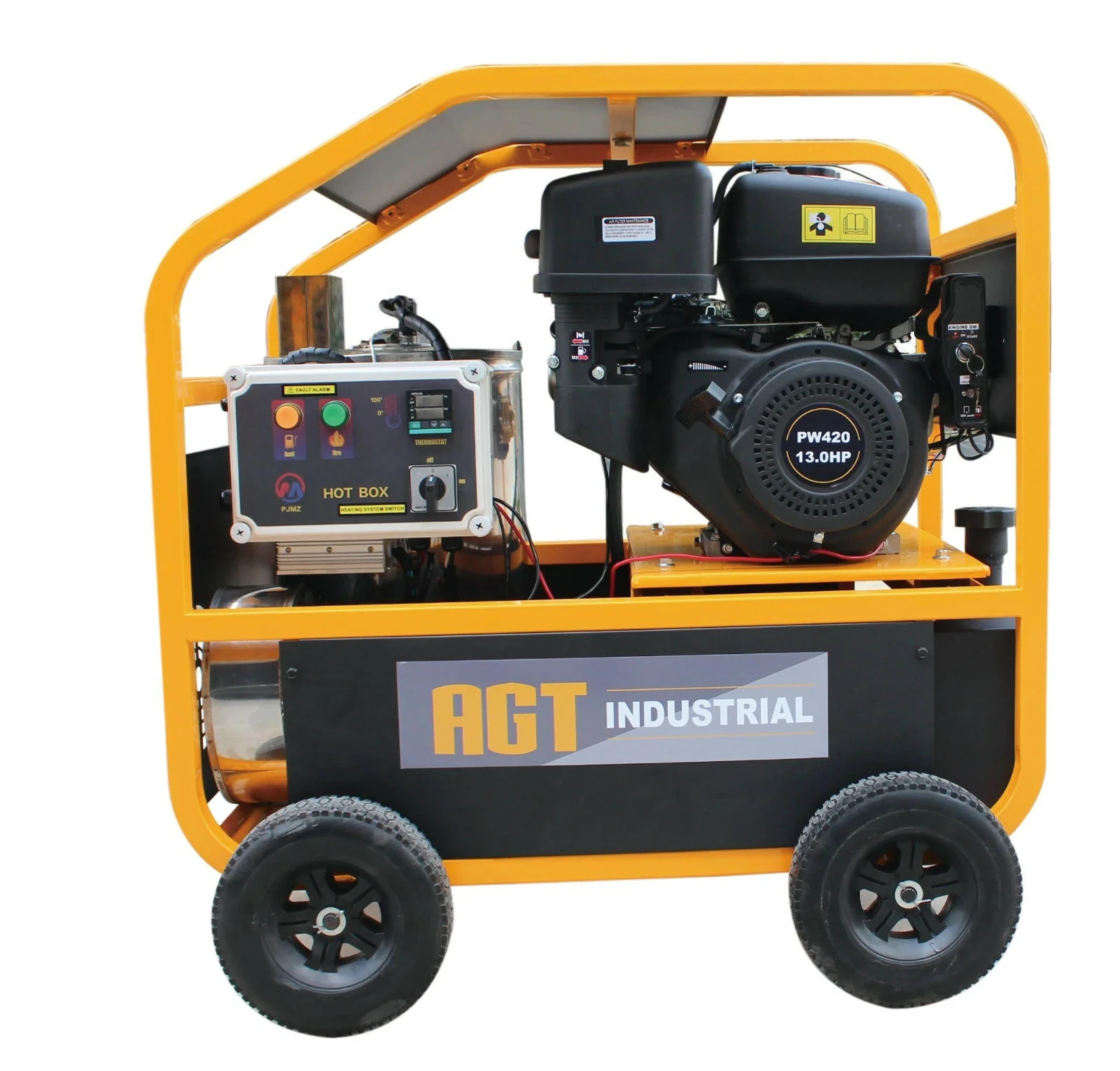 AGT Hot Water High Pressure Washer 4.0GPM 13‑HP For Farm & Fleet‑Cleaning