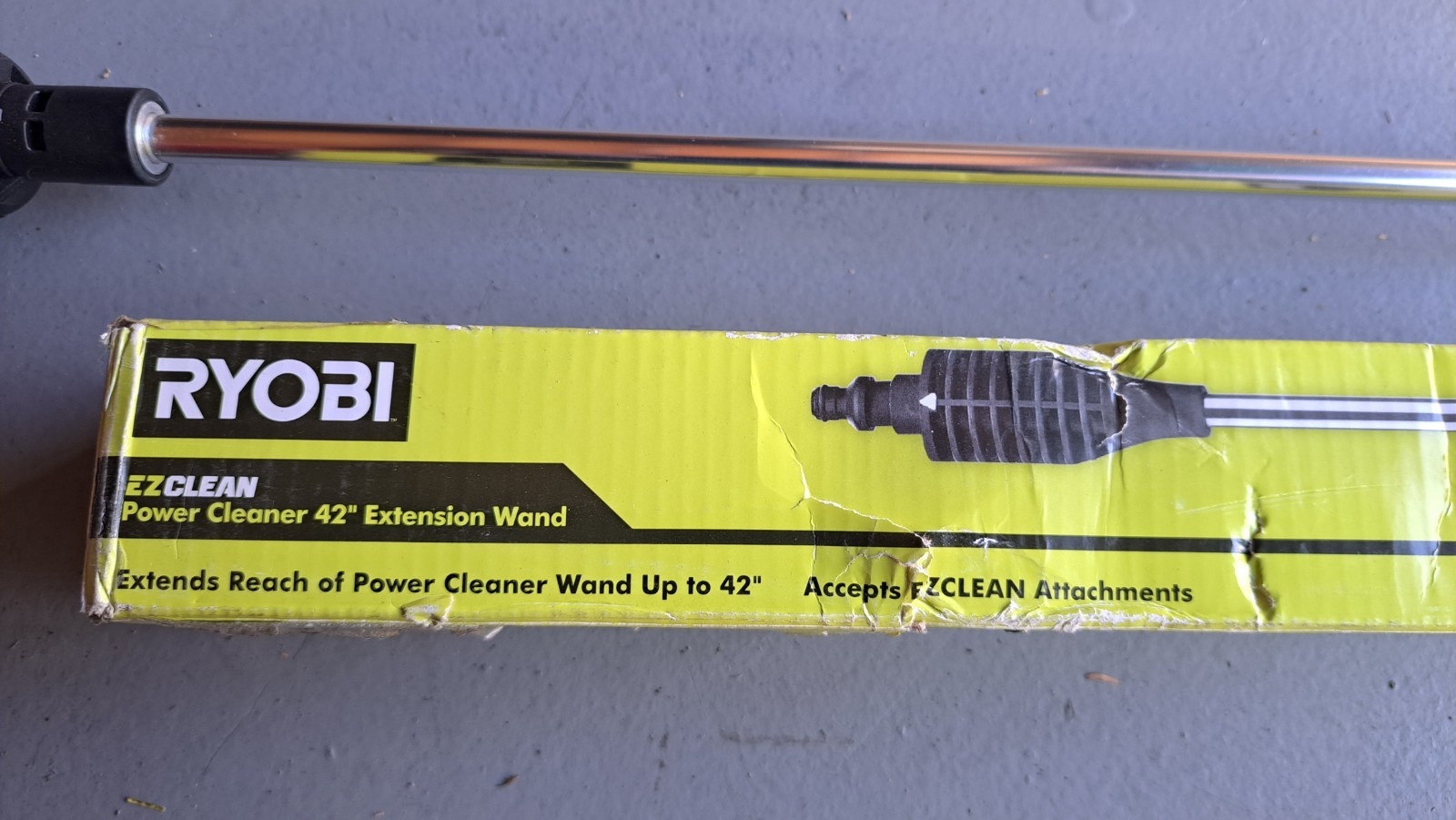 RYOBI EZClean Power Cleaner 42 in. Extension Pole