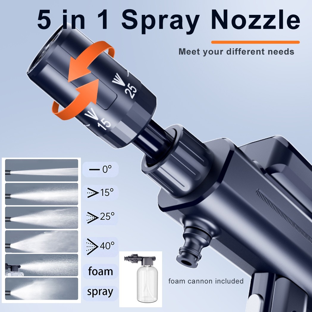2600 PSI Electric High Pressure Washer (2.7 GPM) 3000W Motor Jet Sprayer 2.7GPM