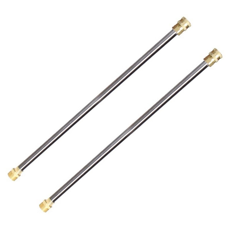2 Pack Spray for Pressure Washers Quick Connect M22 Stainless Steel Wand