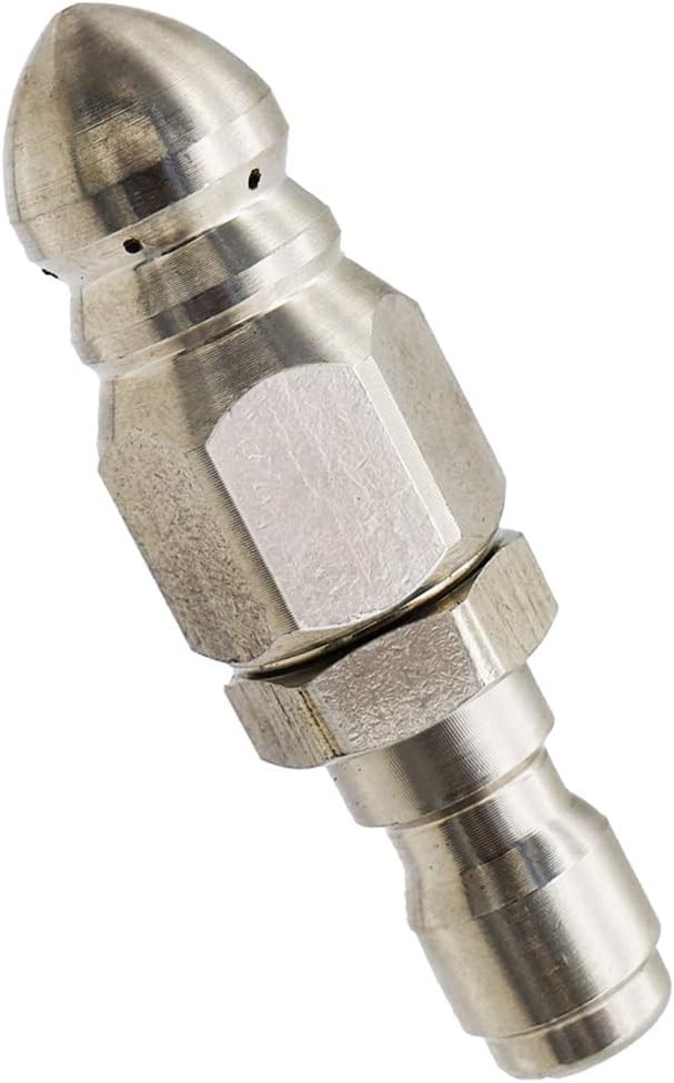 Compact and Durable 5000 PSI Pressure Washer Sewer Jet Nozzle with Quick Connect