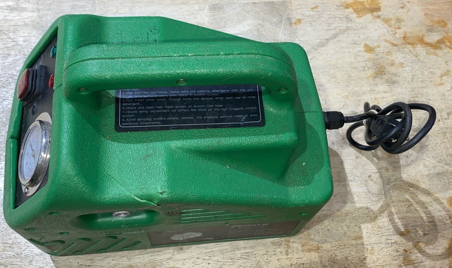 Port-A-Blaster ZPB140 Zephyr HVAC Coil Cleaning Portable Pressure Washer