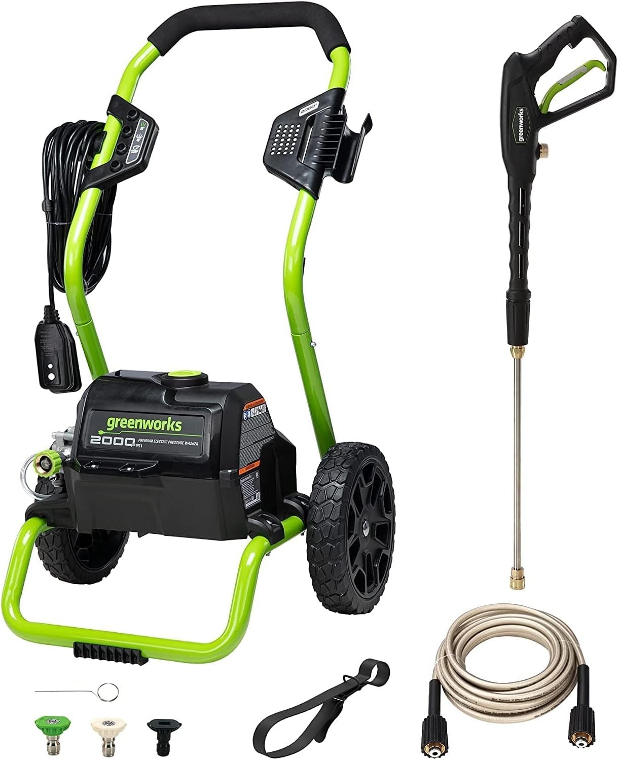 Green 2000 PSI Electric Pressure Washer – PWMA Certified