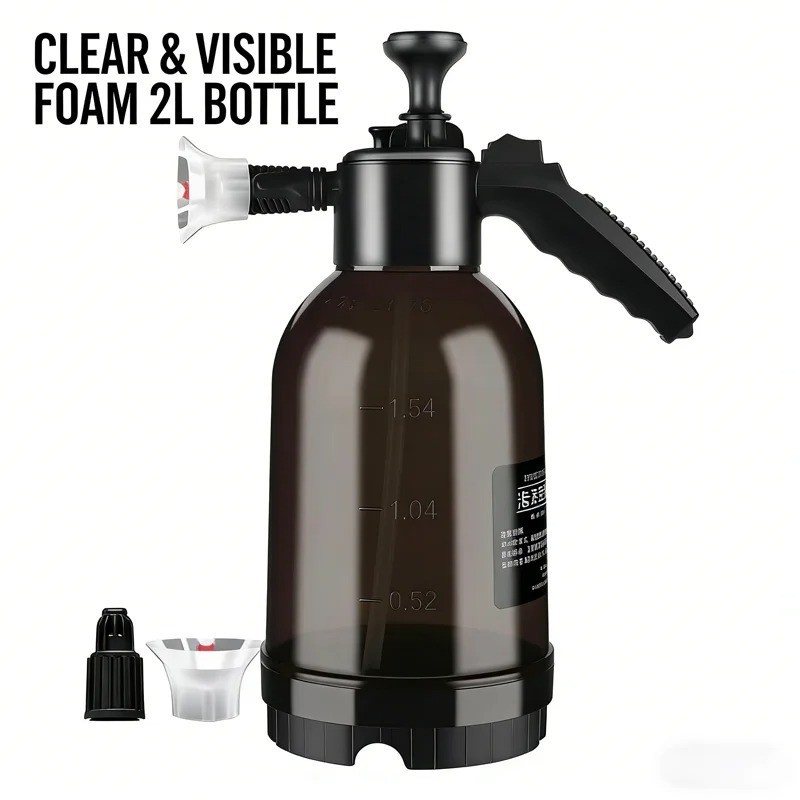 2L Hand Pump Foam Sprayer Pneumatic Washer Foam Snow Foam High Pressure Car Wash