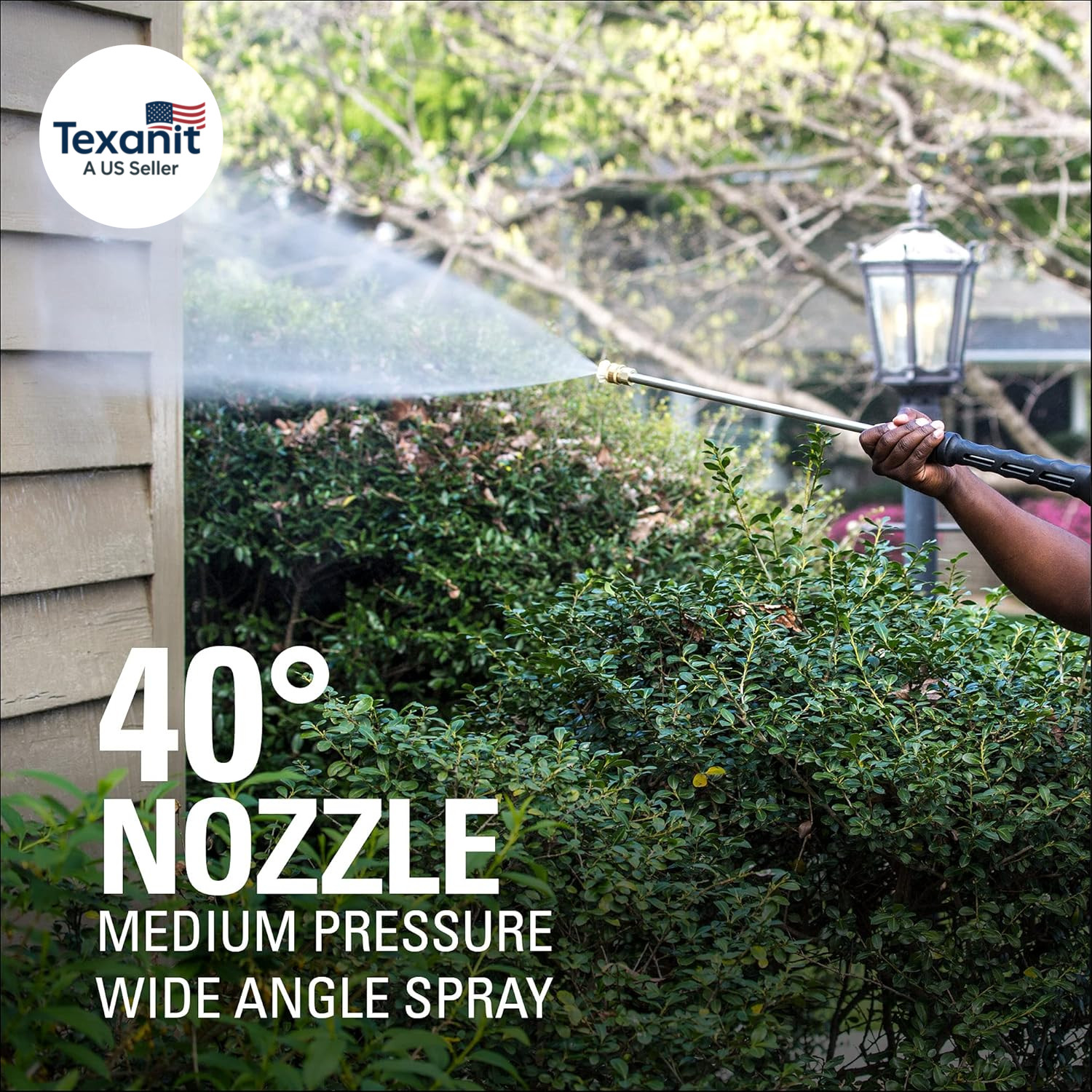 2000 PSI (13 Amp) Electric Pressure Washer (Wheels for Transport / 20 FT Hose /