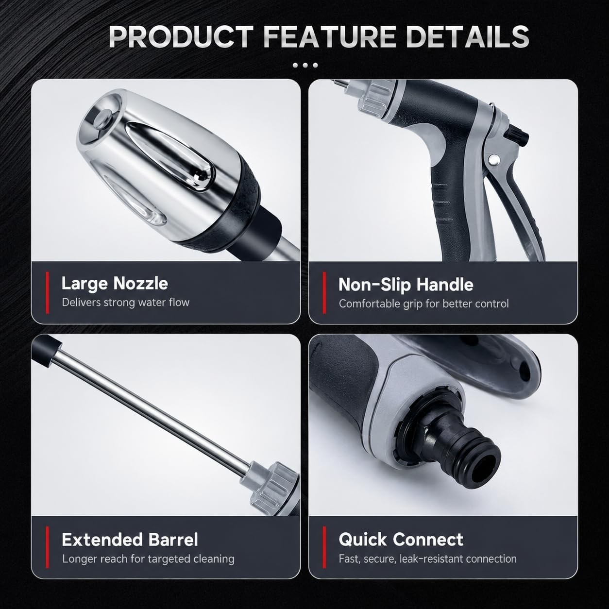 Aquoxis Cordless Cleaning Device Converts Garden Hose to Pressure Washer NEW